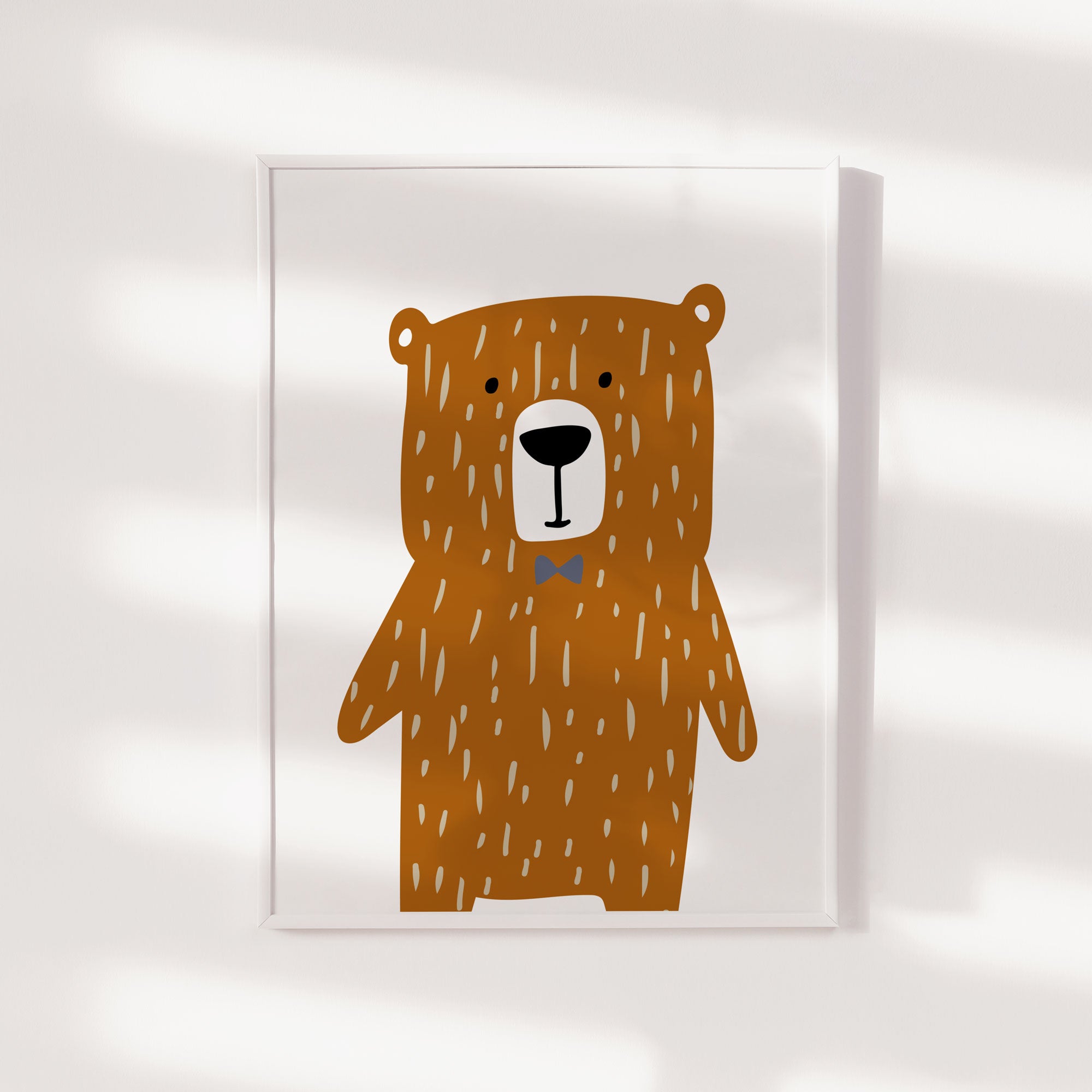Woodland Bear Print