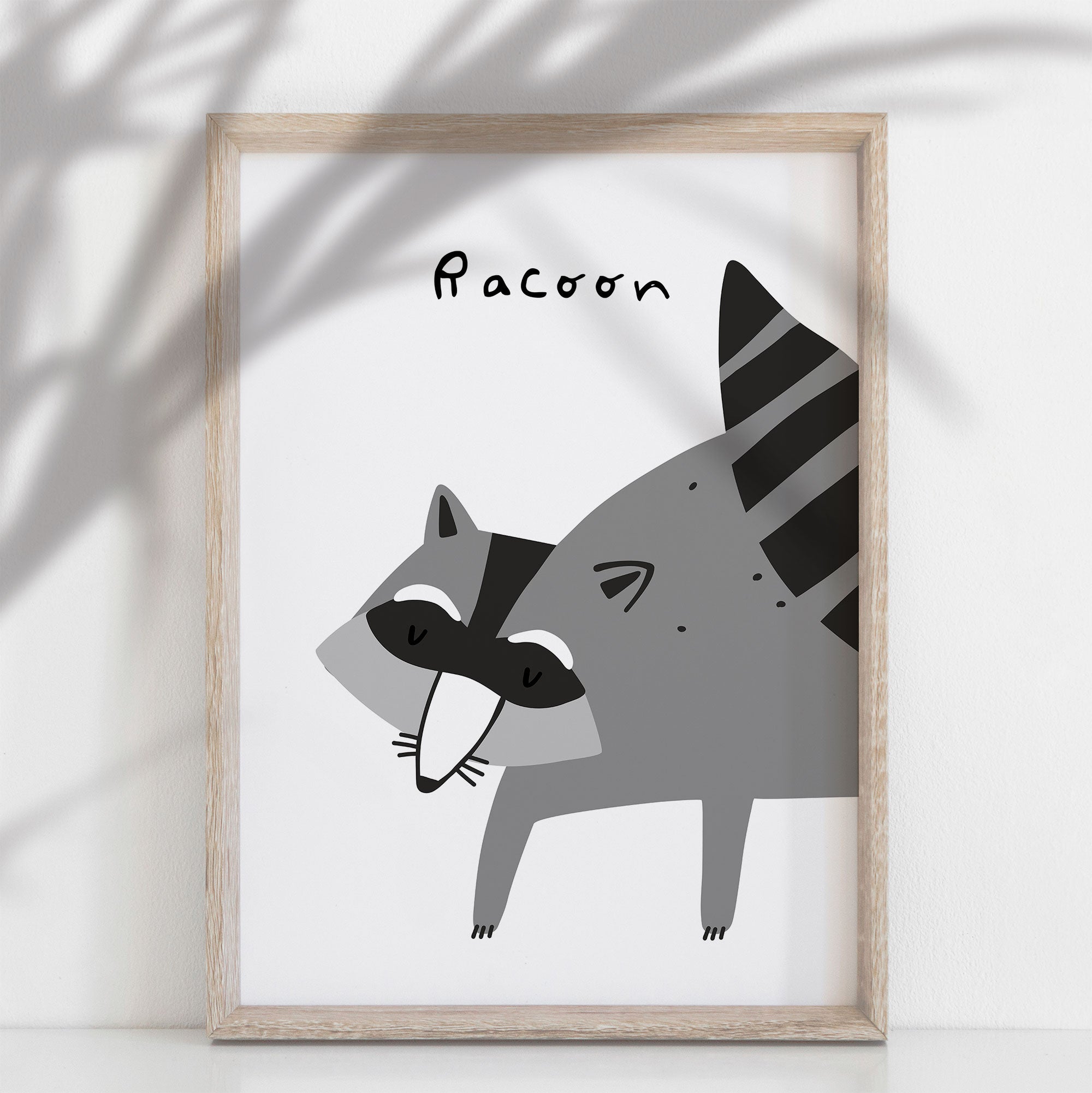 Racoon Print