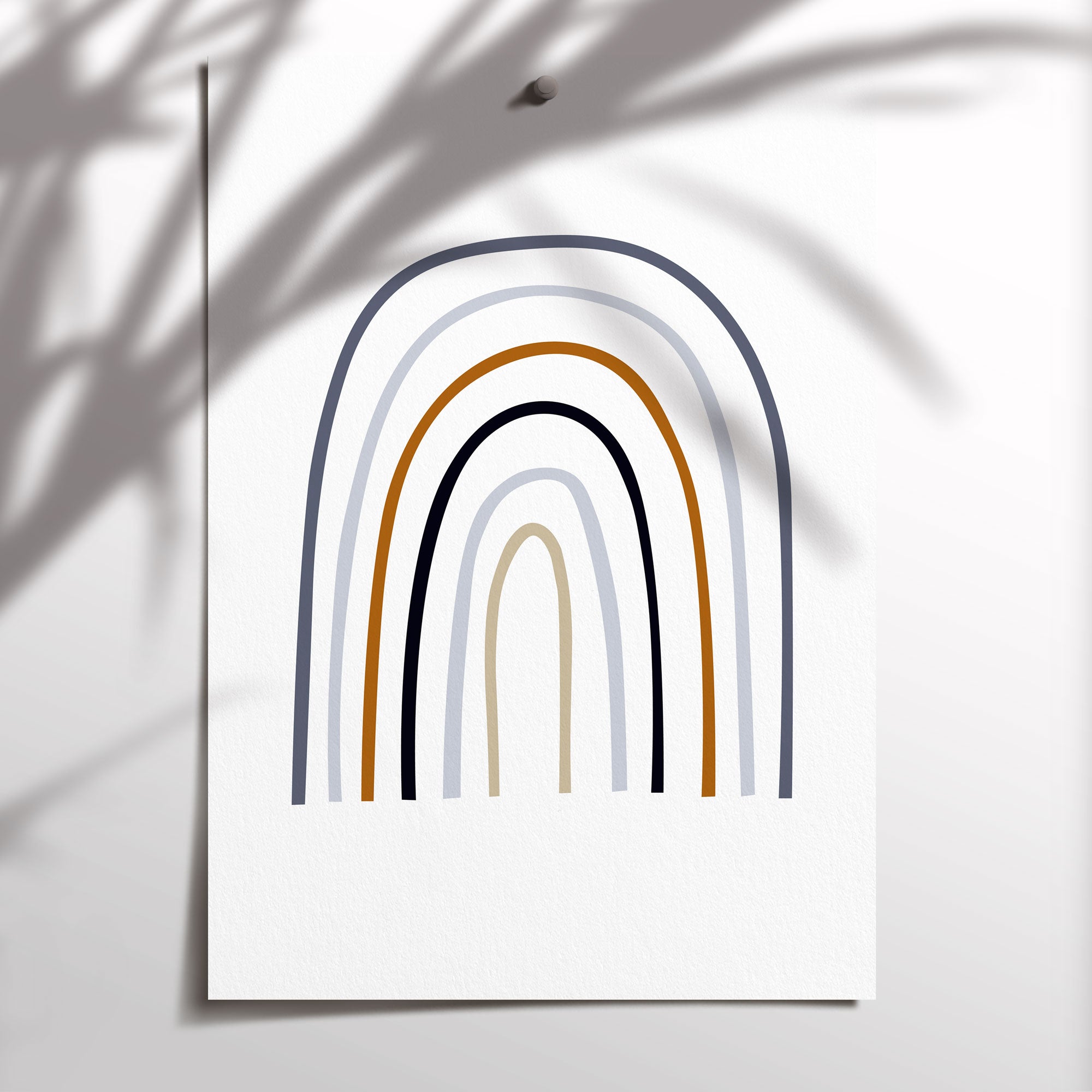 Rainbow Nursery Print