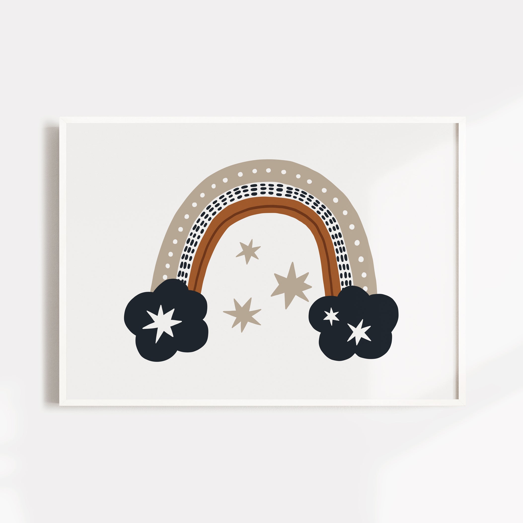 Rainbow Nursery Print