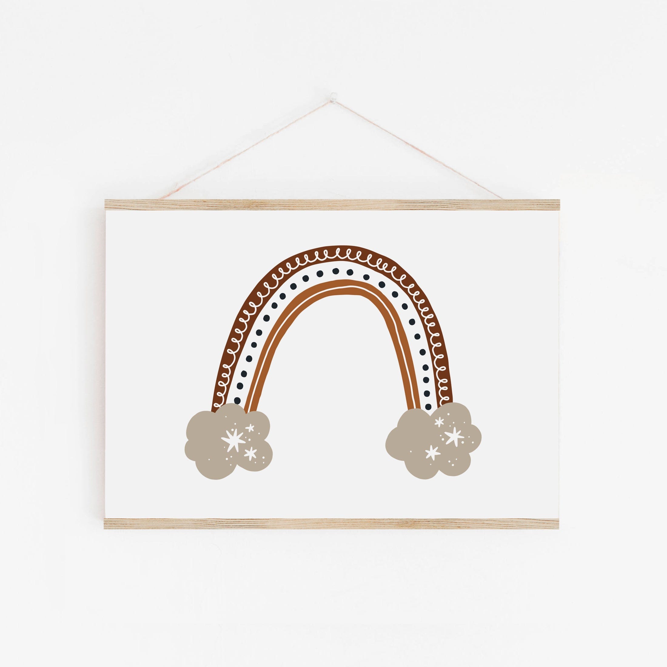 Rainbow Nursery Print