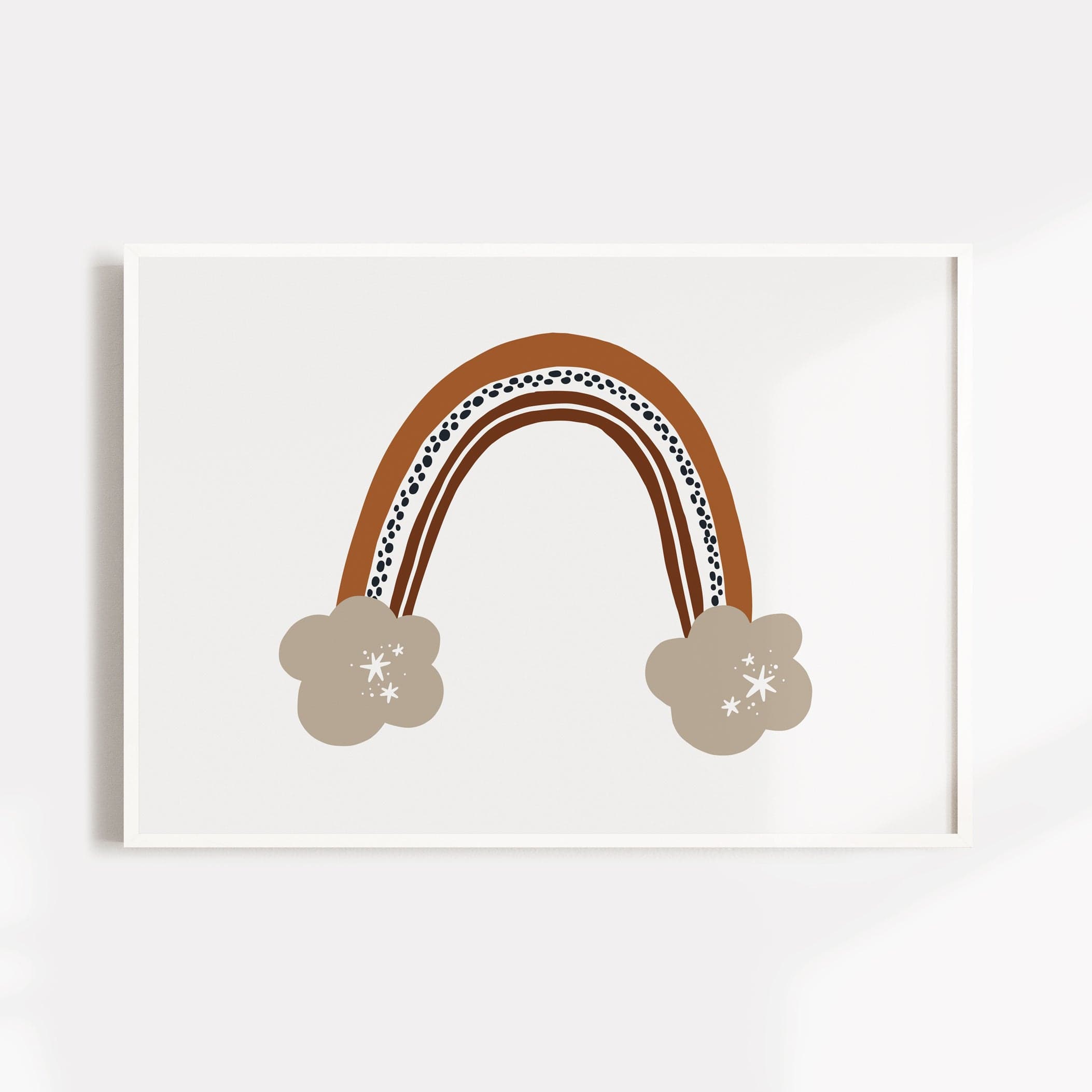 Rainbow Nursery Print