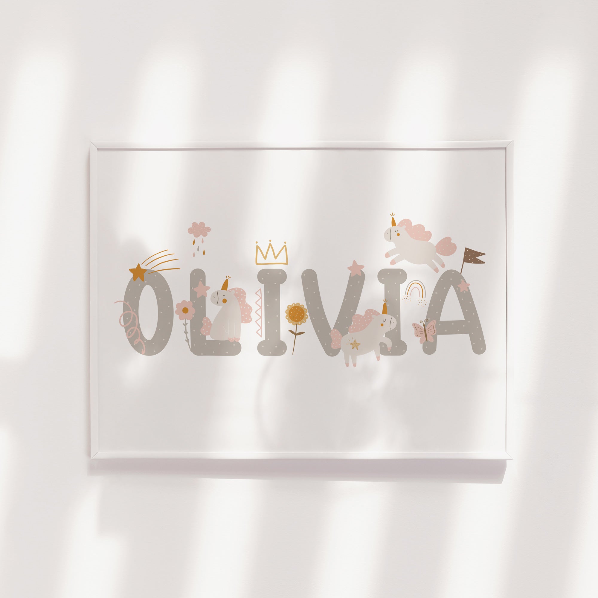 Unicorn Name Print