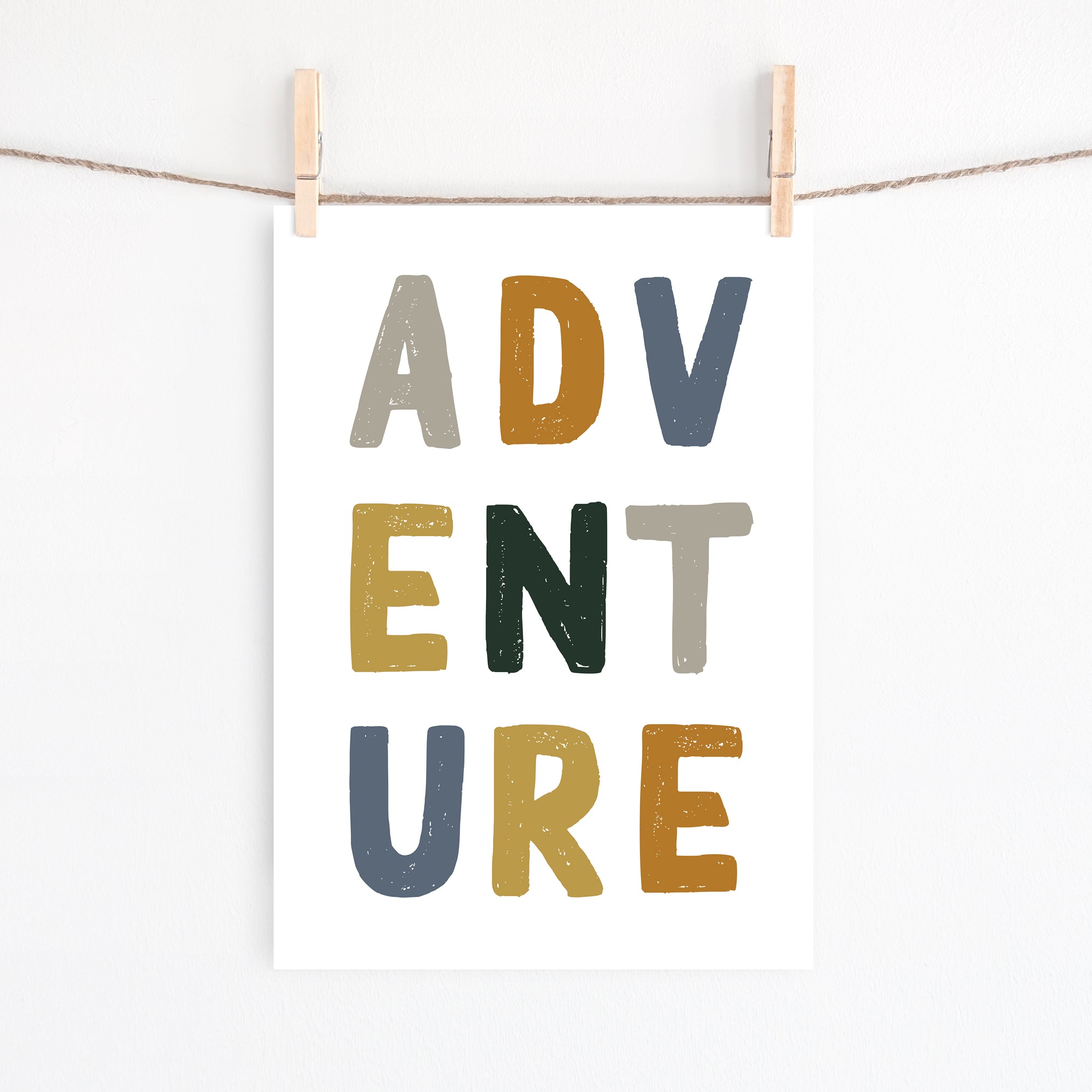Adventure, Elephant & Name Prints