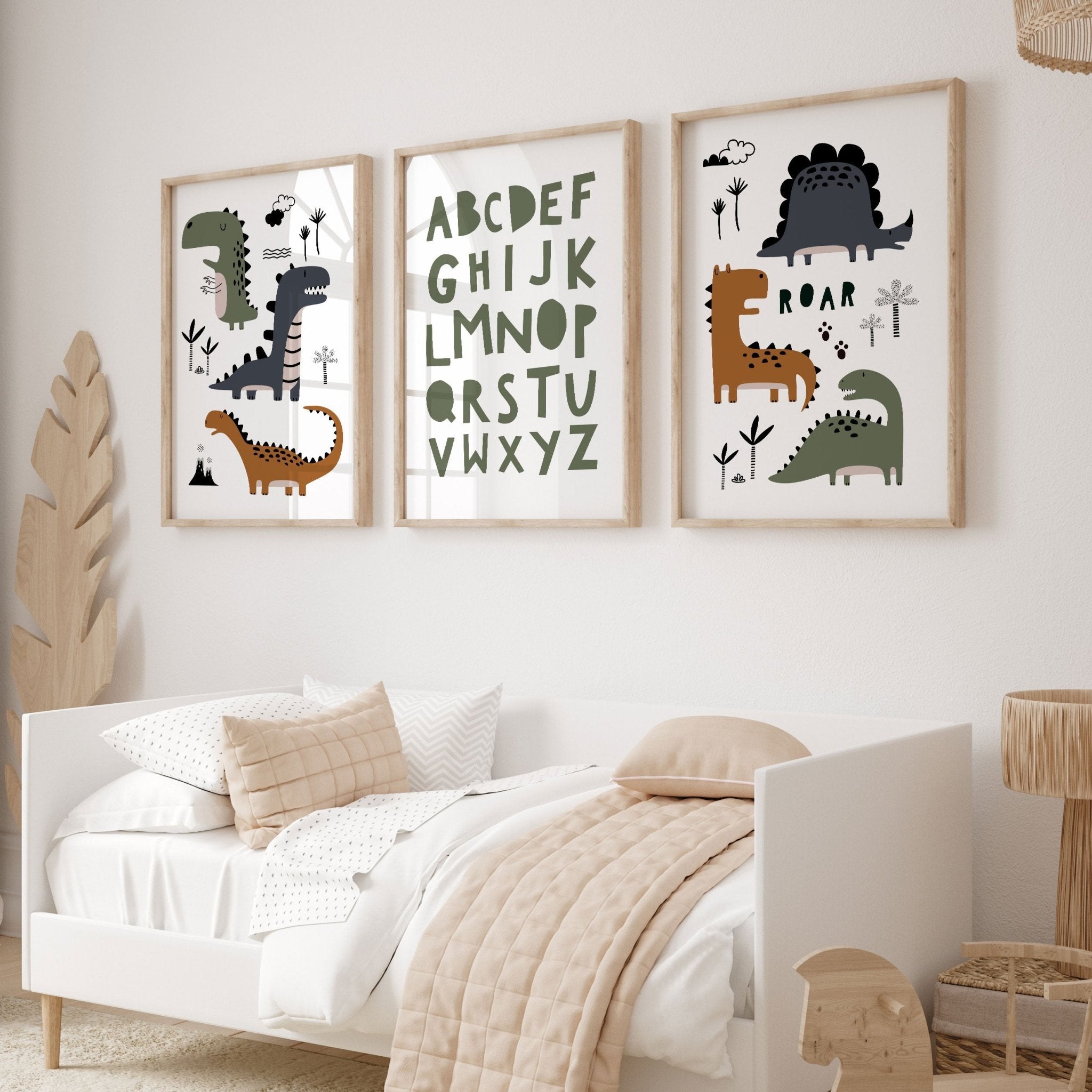 Alphabet & Dinosaur Prints