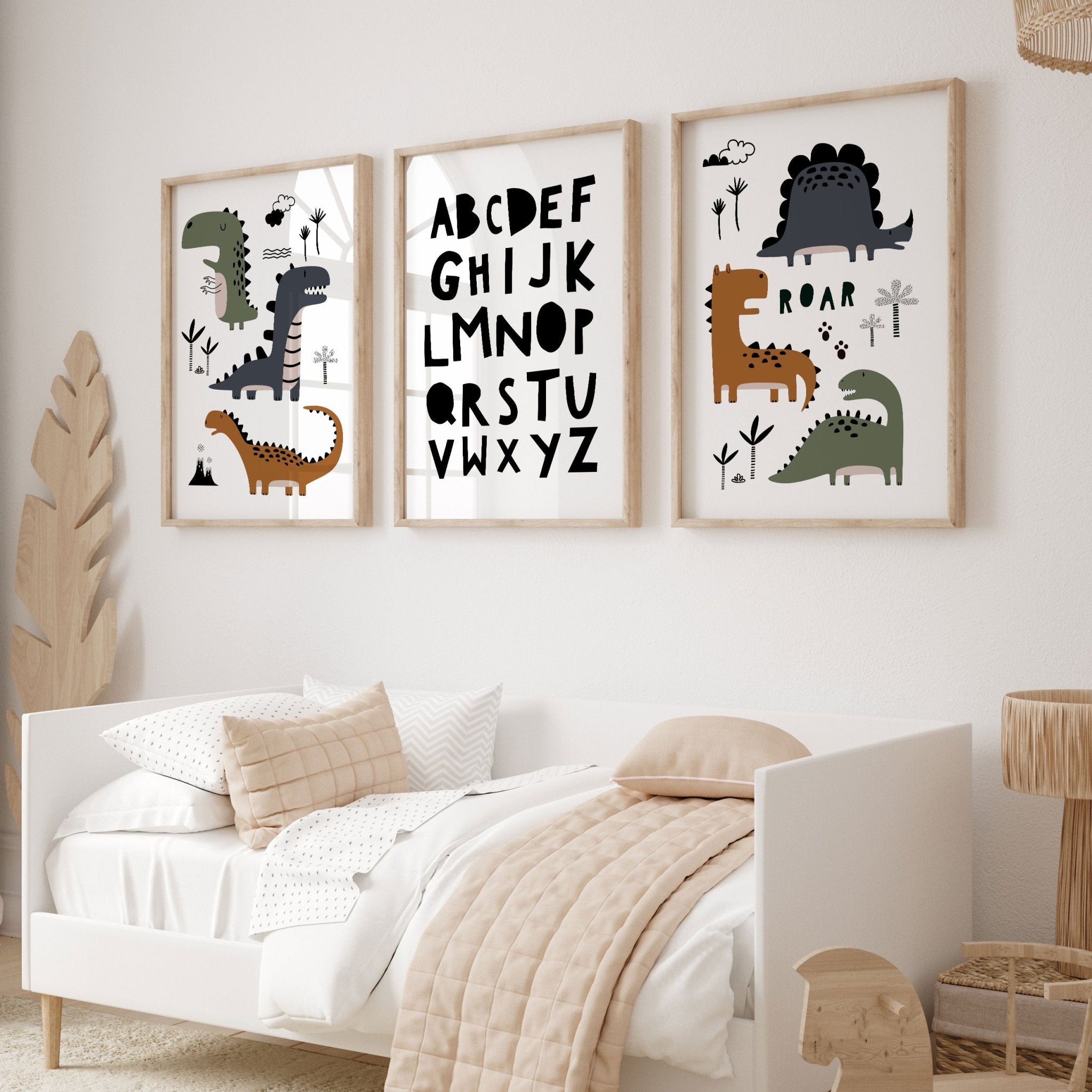 Alphabet & Dinosaur Prints