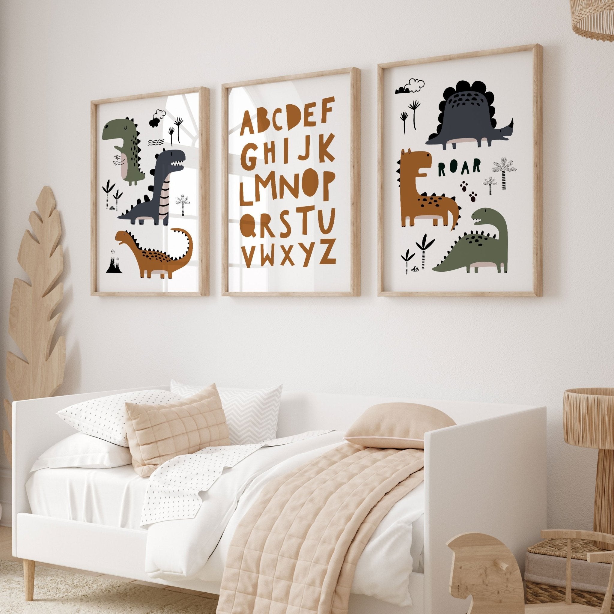 Alphabet & Dinosaur Prints