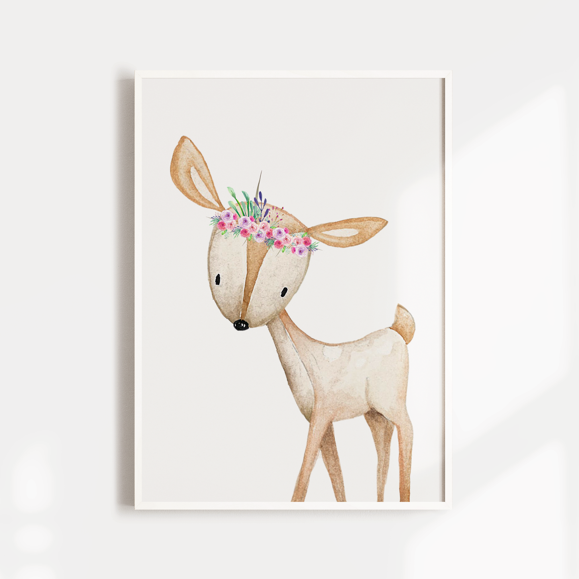 Woodland Deer Print