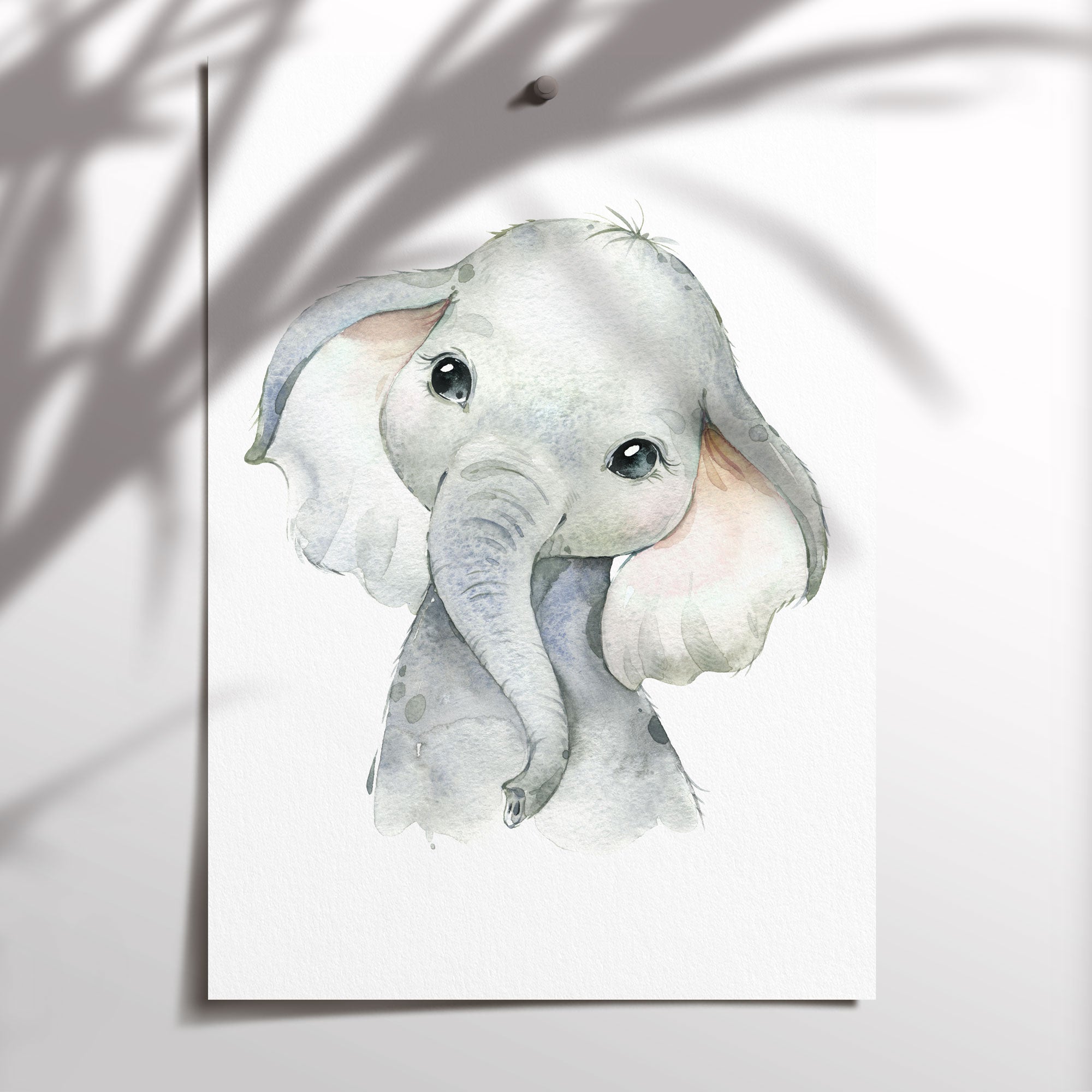 Baby Elephant Print