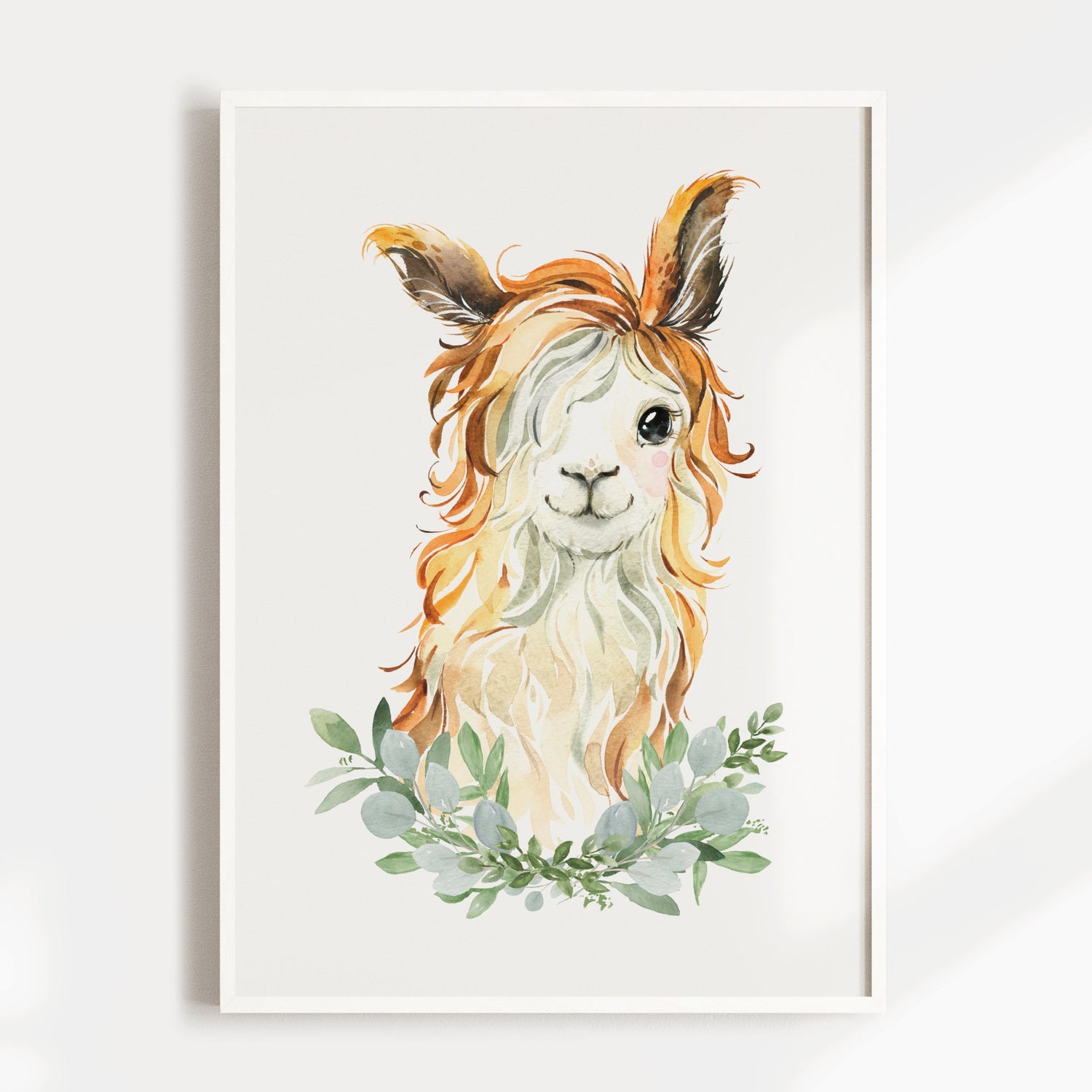 Baby Llama Print