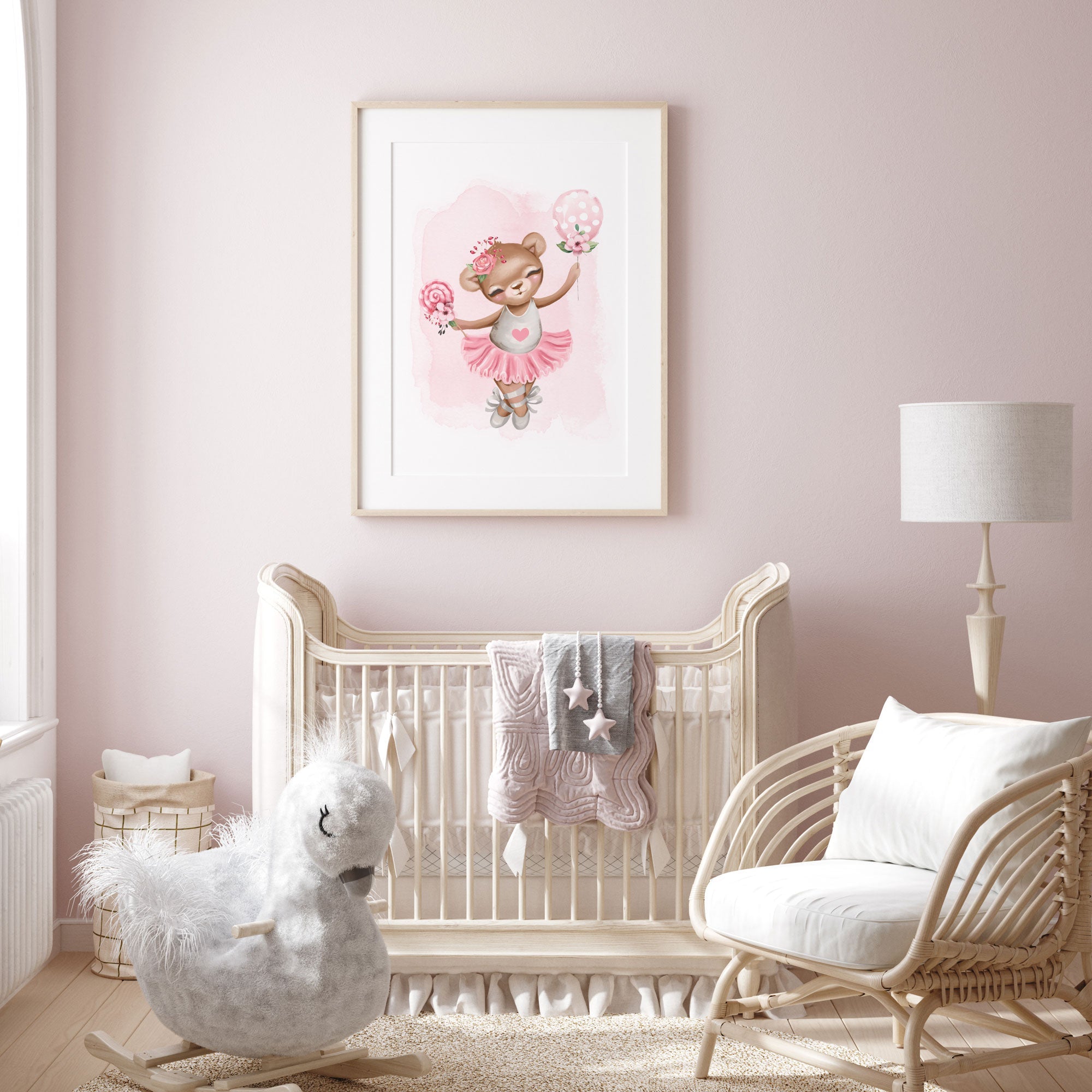 Ballerina Bear Print