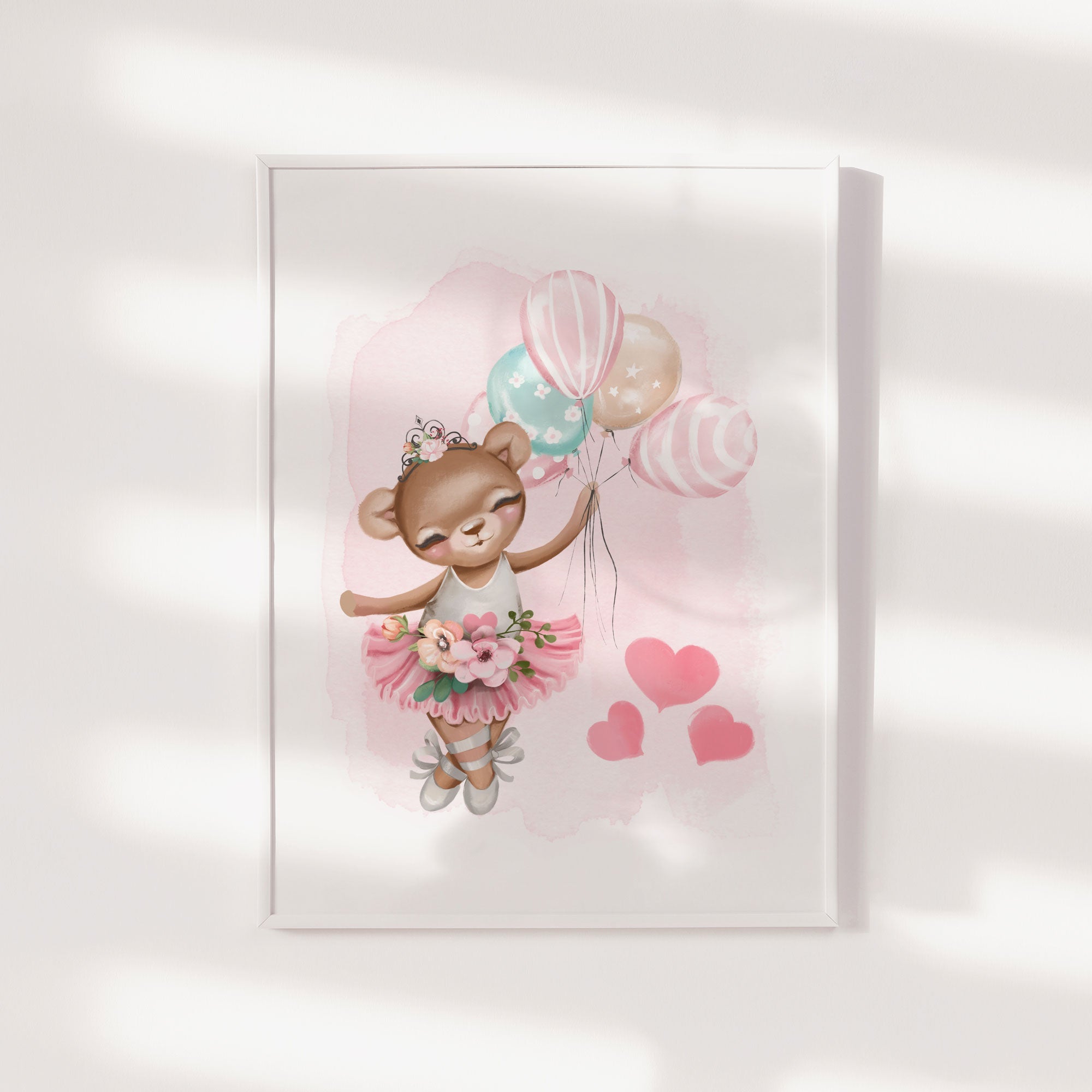 Ballerina Bear Print