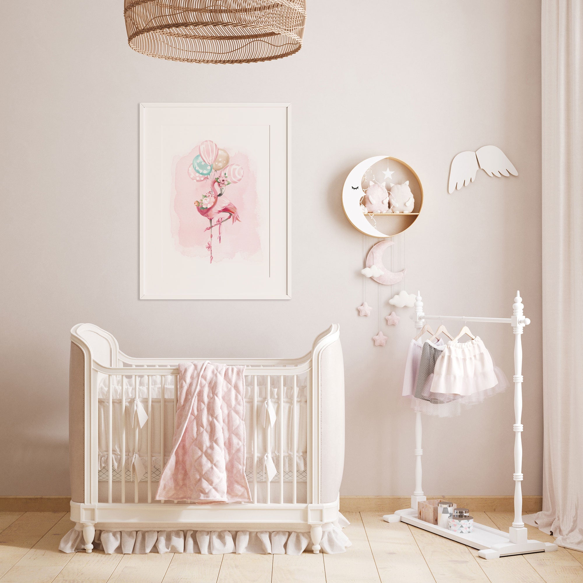 Ballerina Flamingo Print