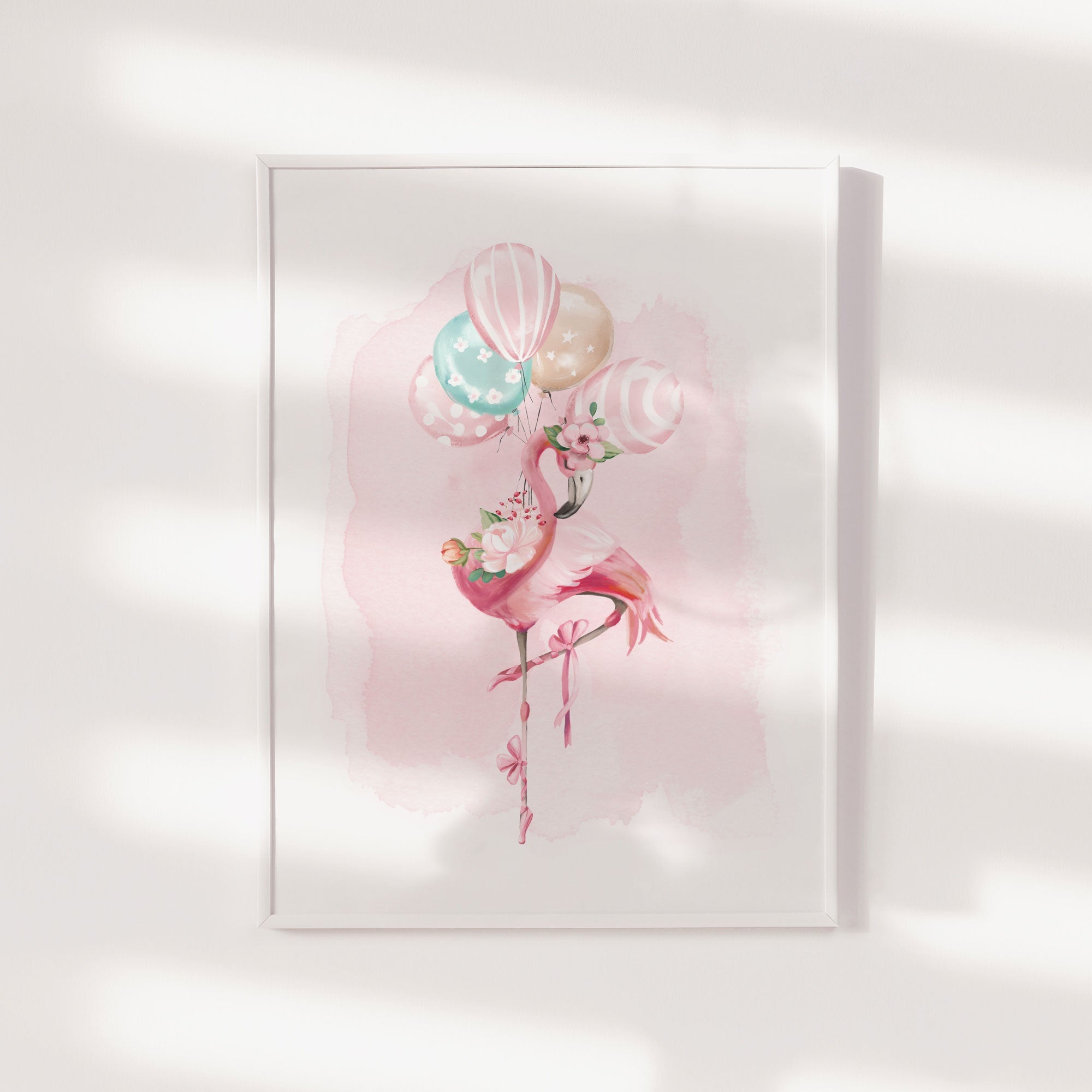 Ballerina Flamingo Print