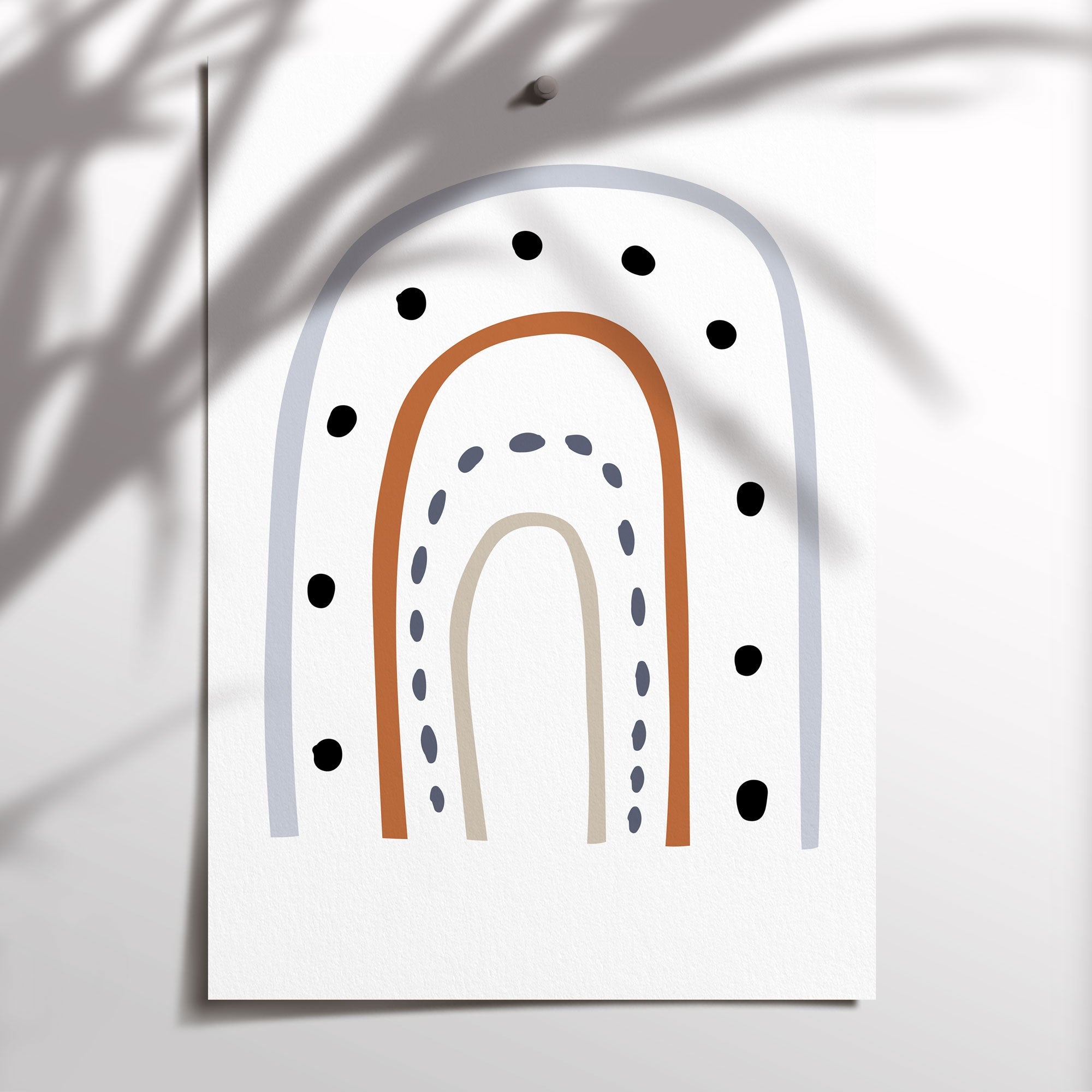 Bear, Rainbow & Name Prints