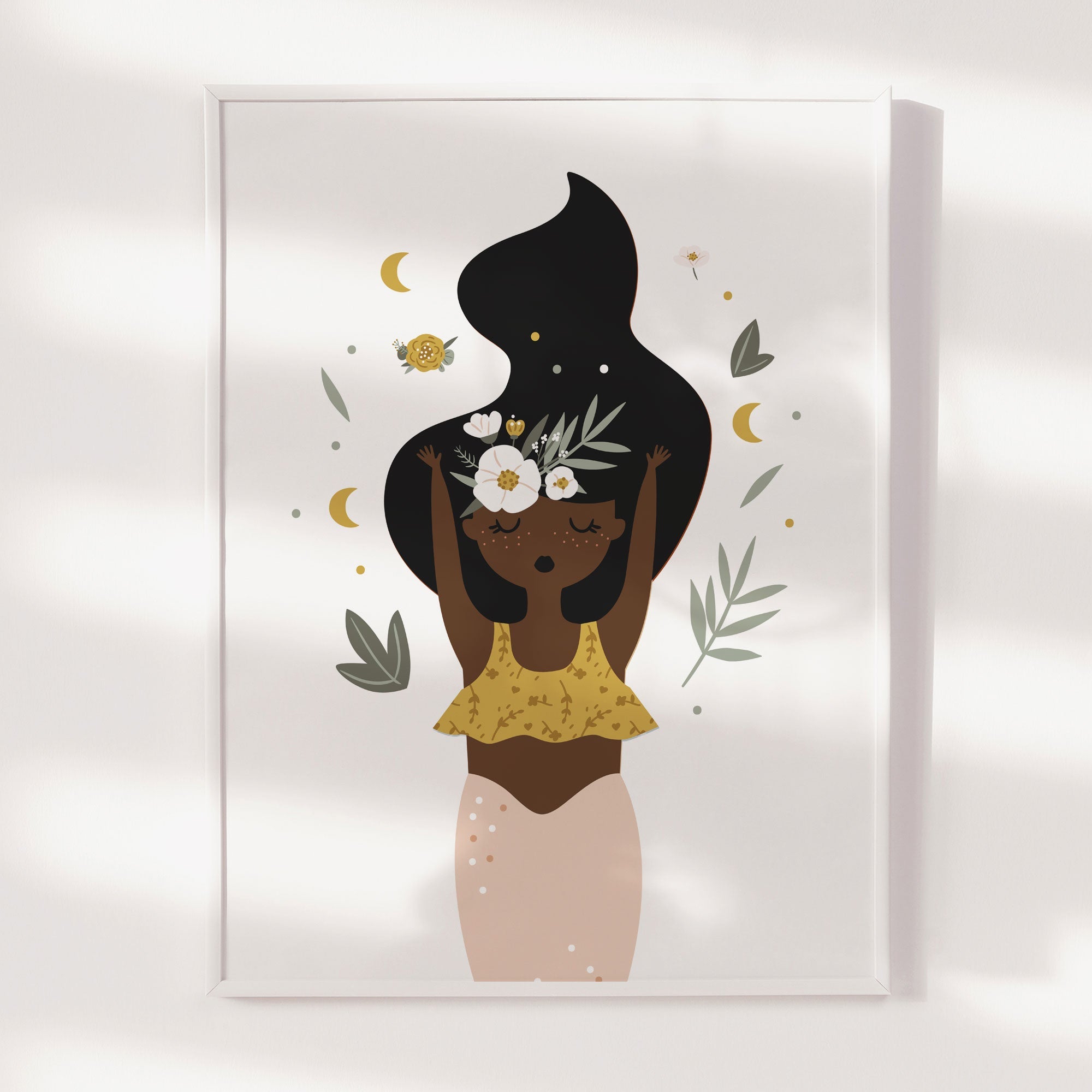 Boho Mermaid Print