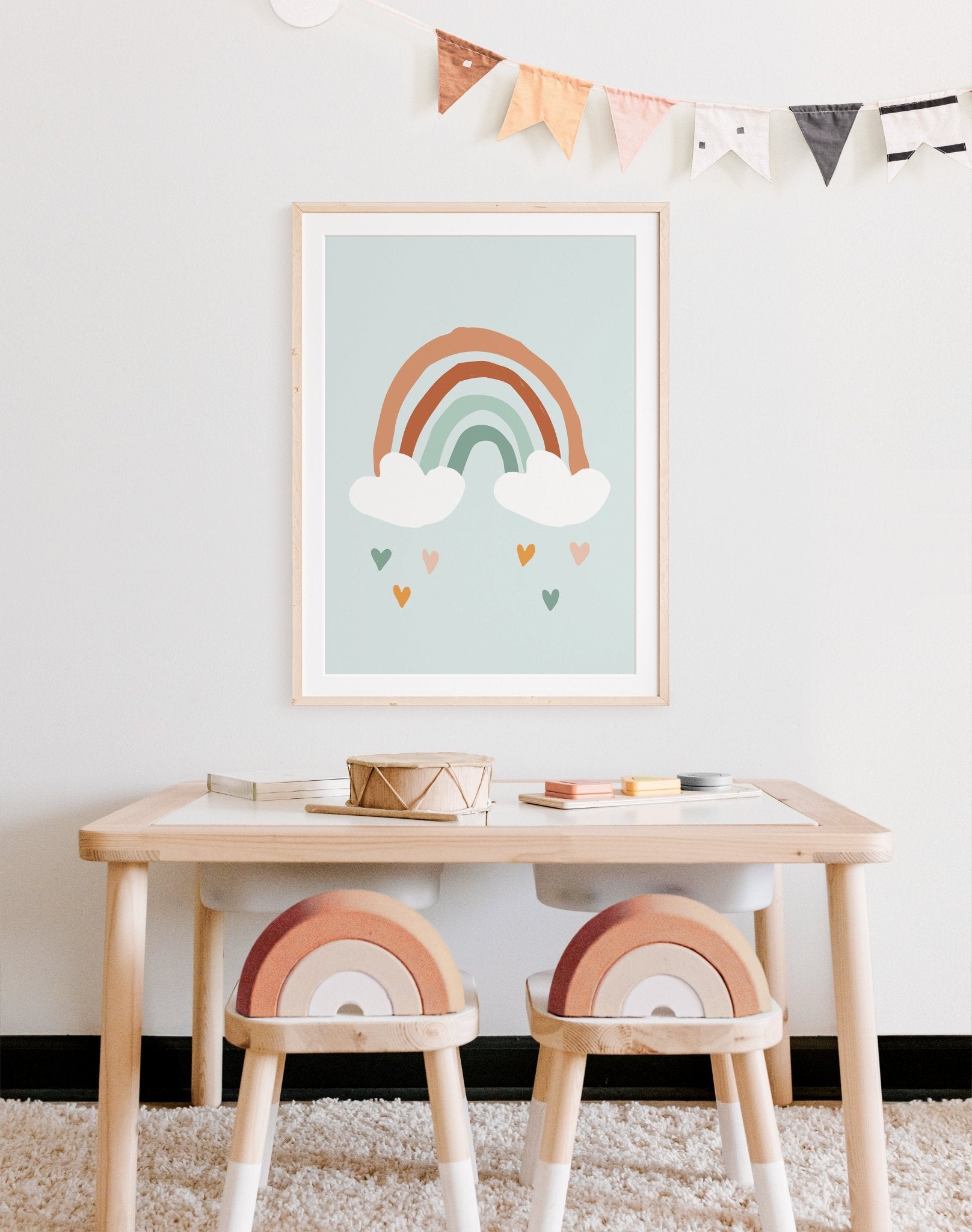 Boho Rainbow Print