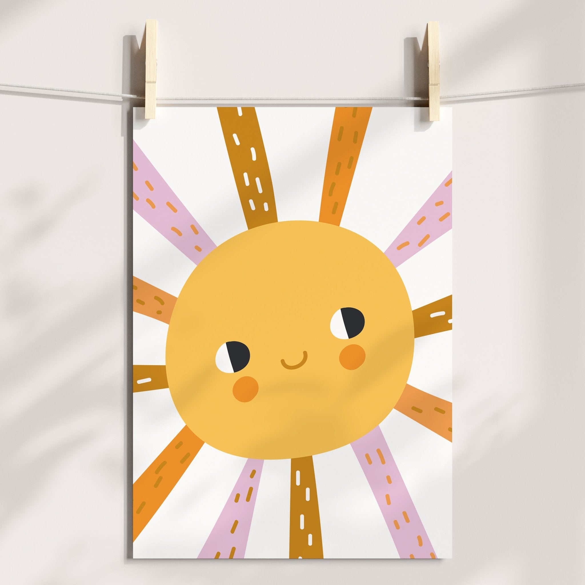Boho Sunburst Print