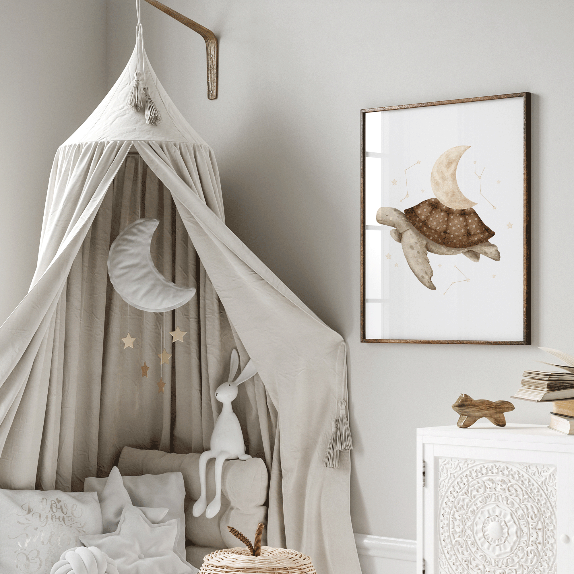 Boho Turtle Print