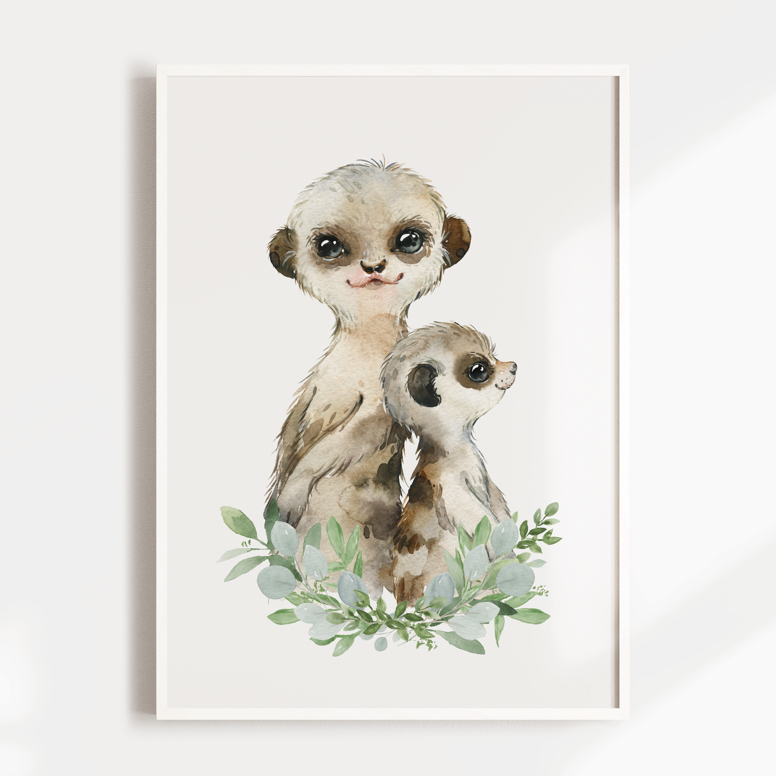 Meerkat Nursery Wall Art Print