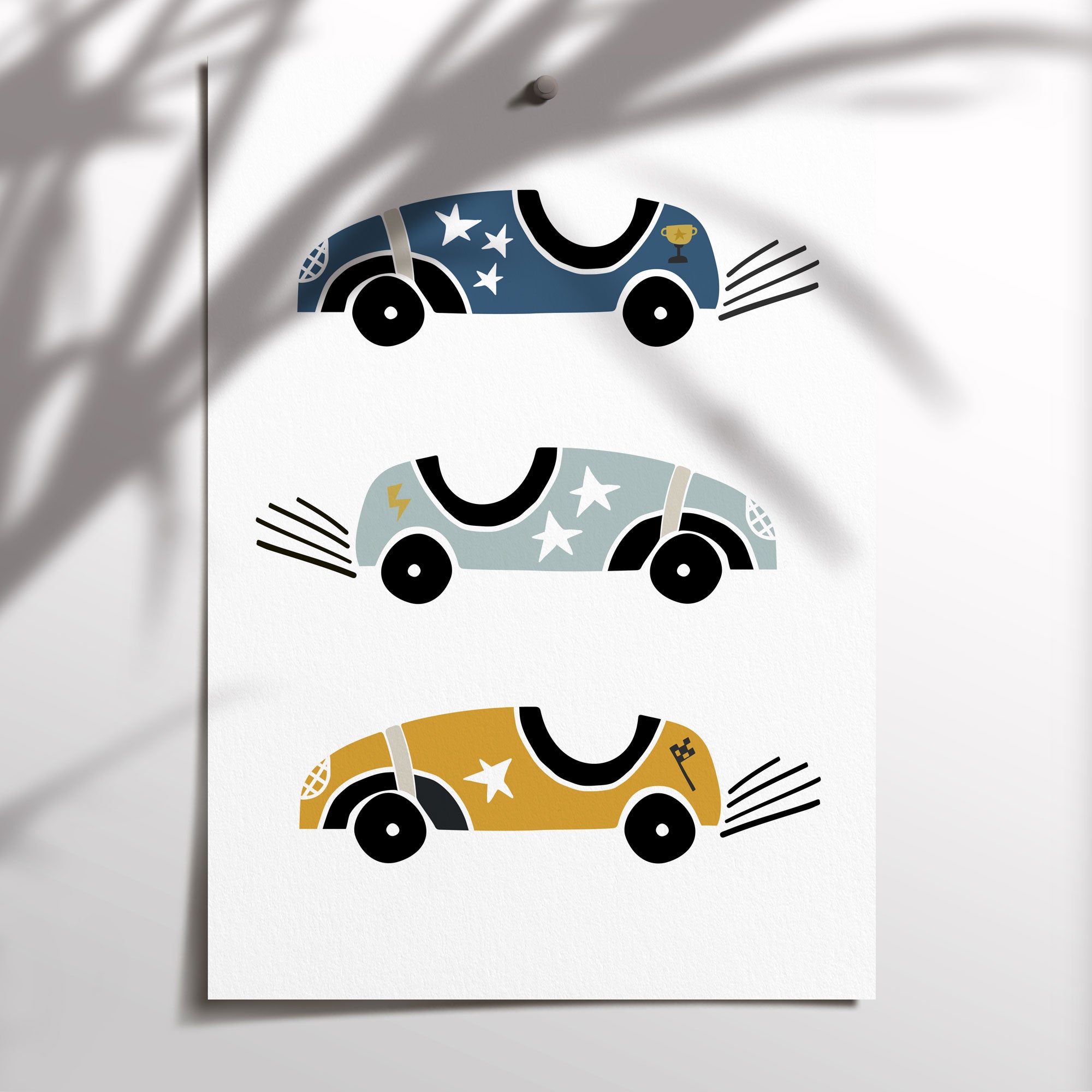 Racing Cars Print