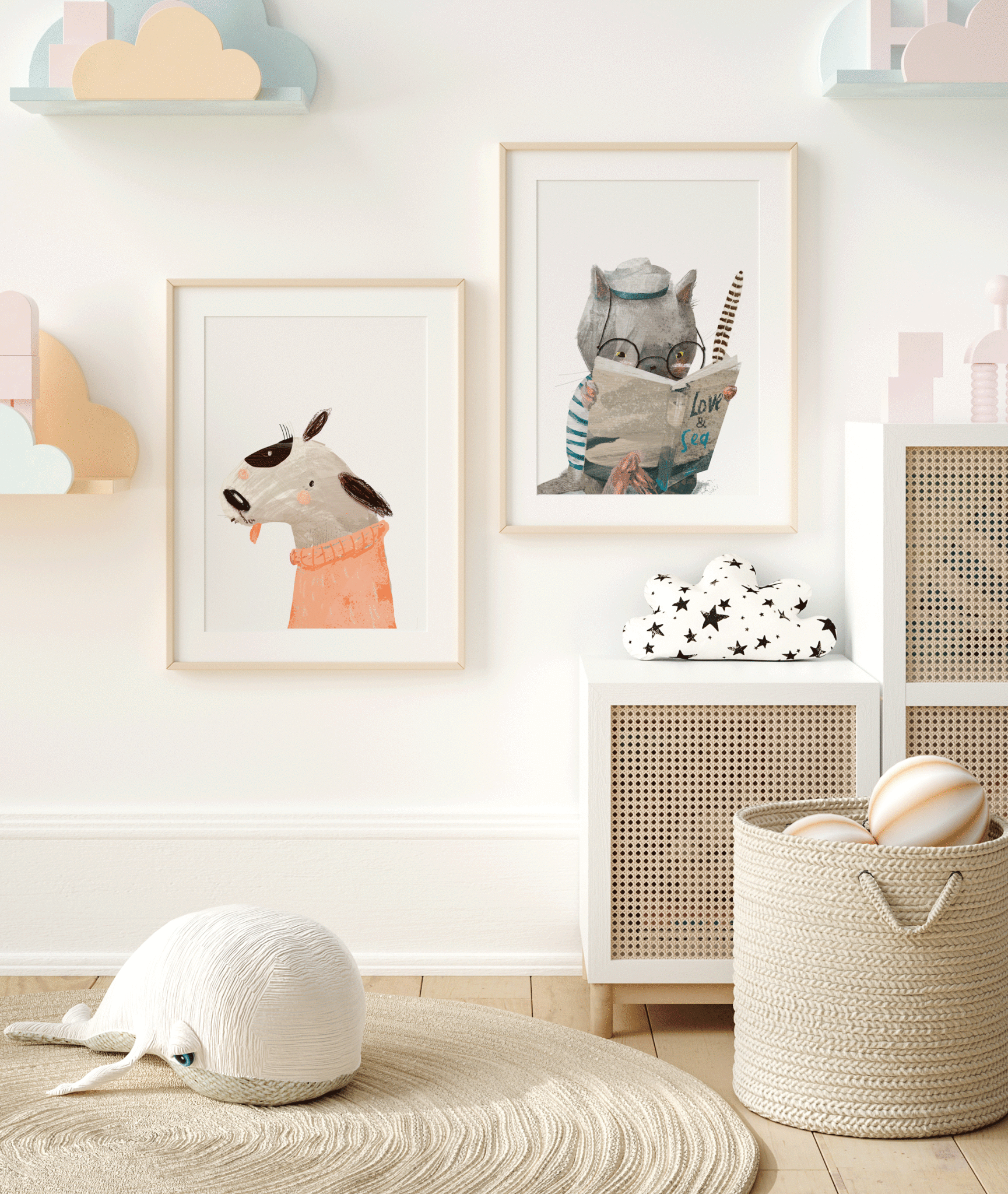Dog Sailor Print