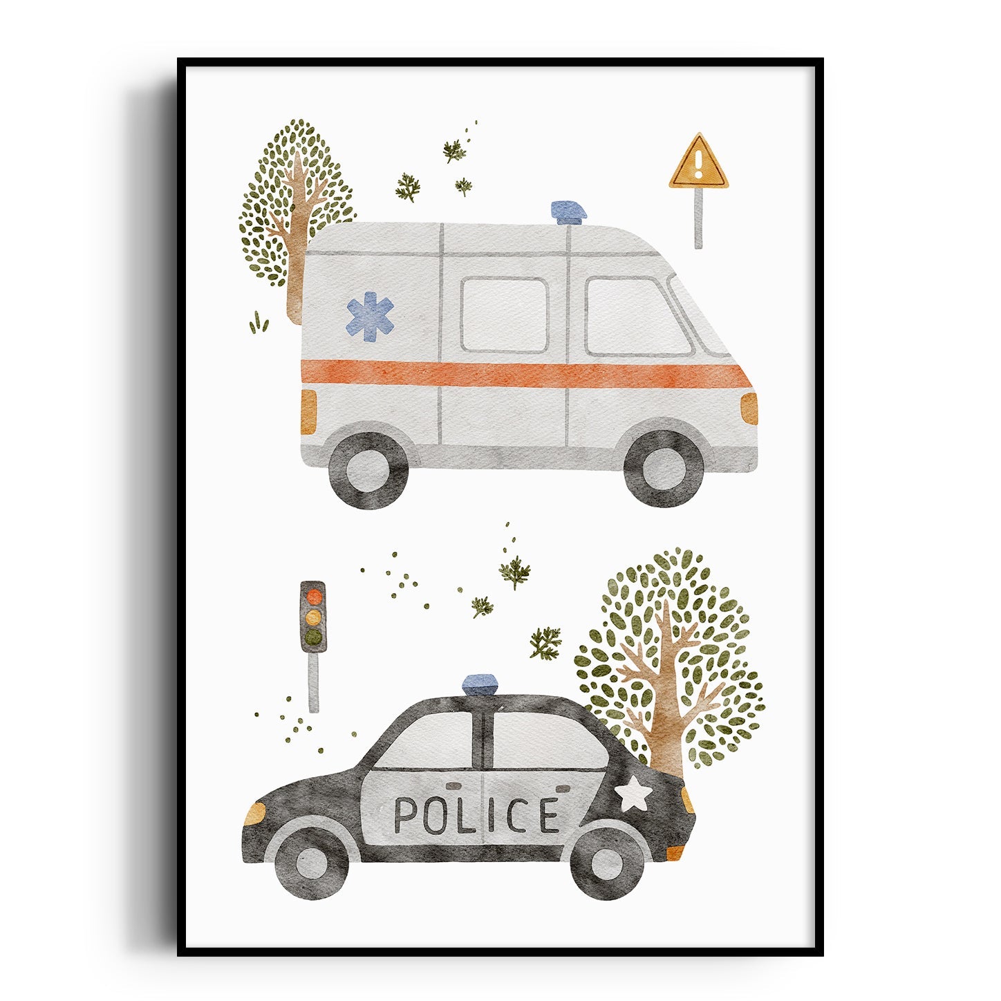 Emergency Vehicles Print