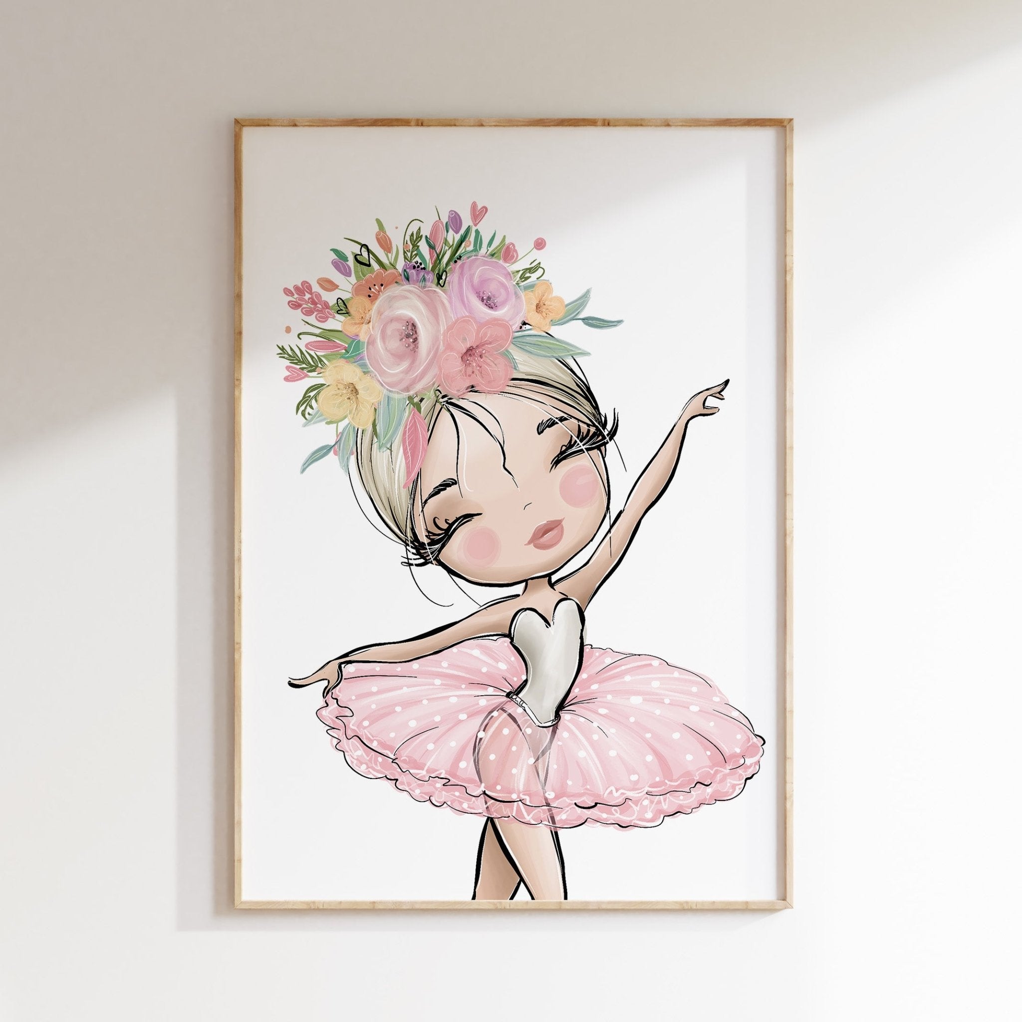 Floral Ballerina Print