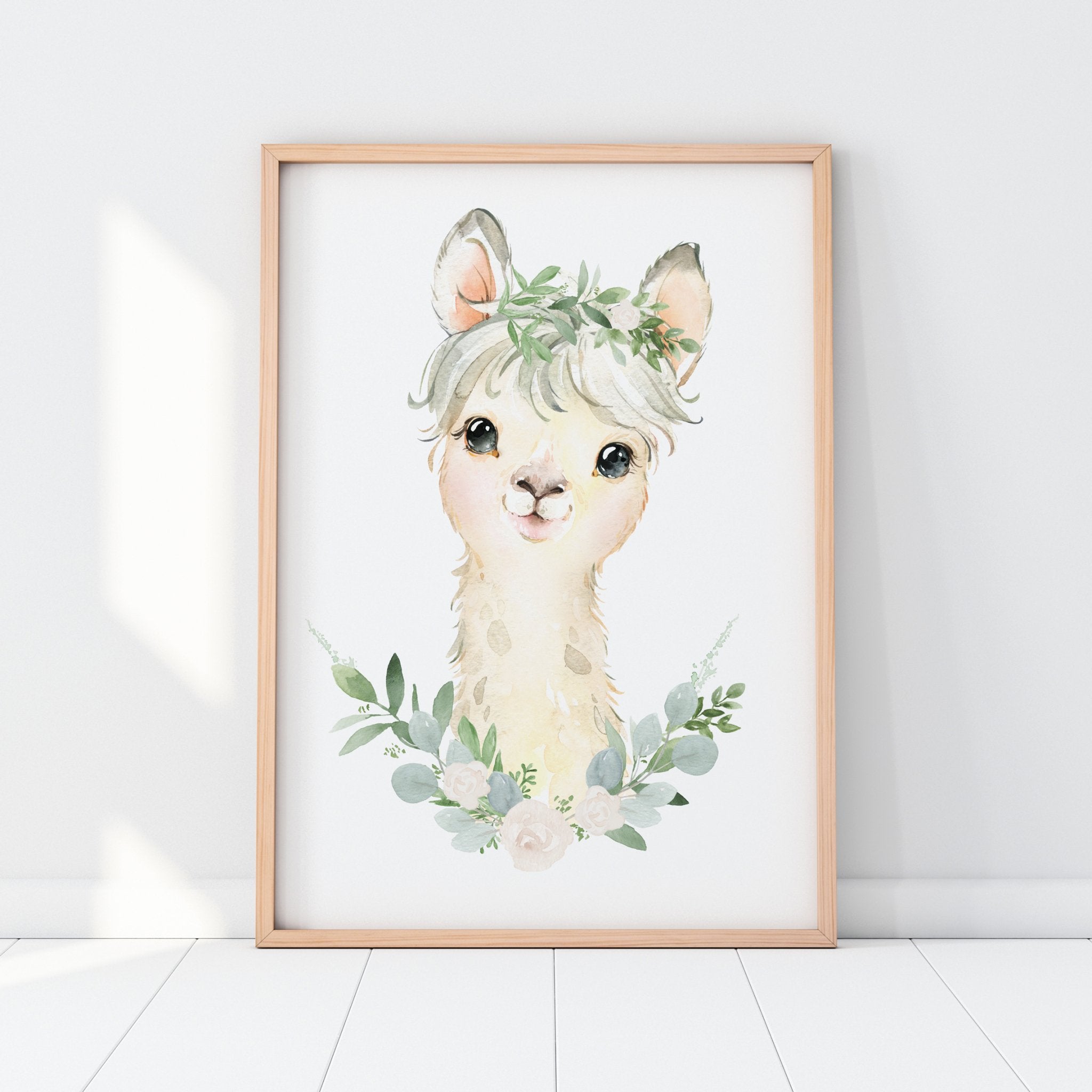 Floral Llama, Elephant & Zebra Prints