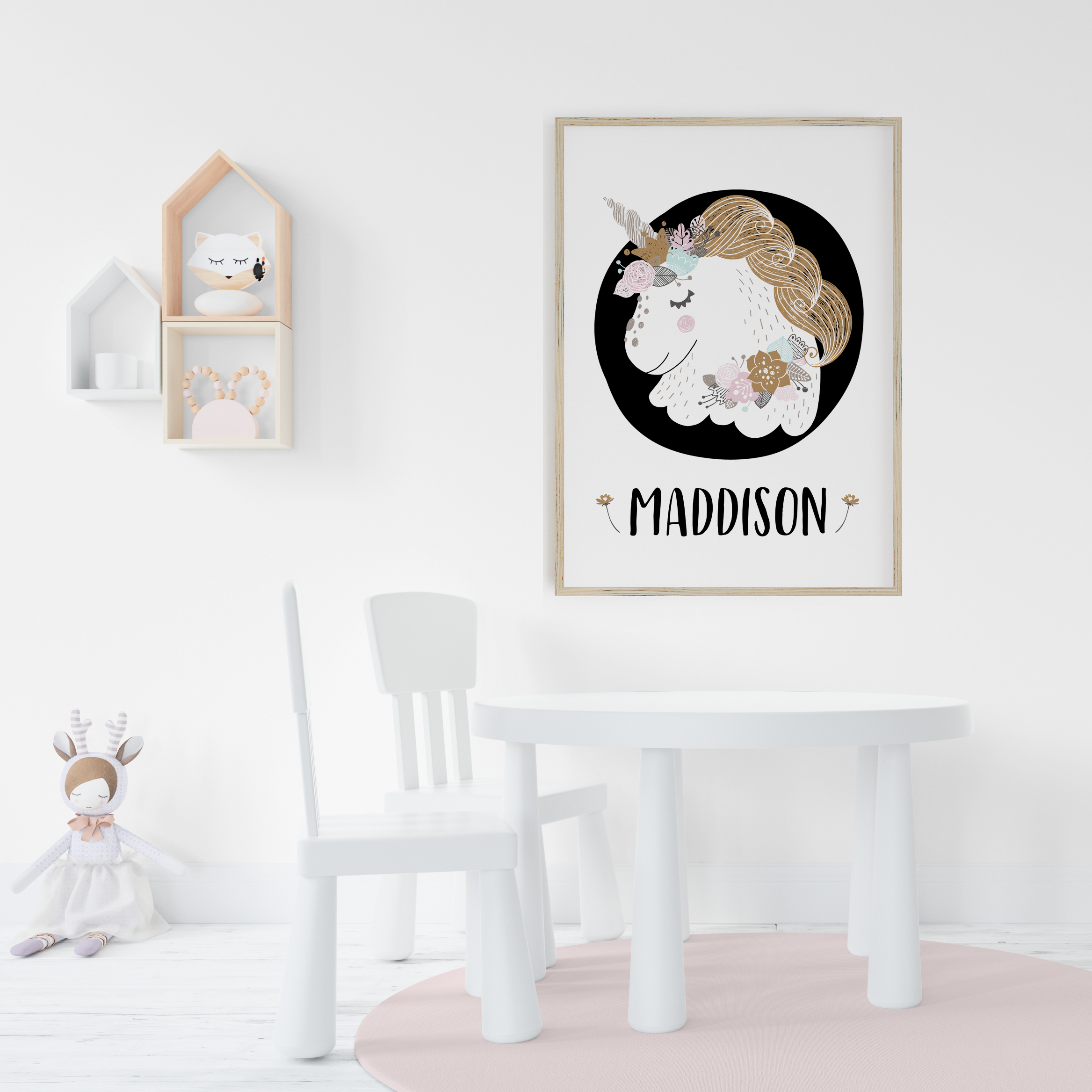 Unicorn Name Print