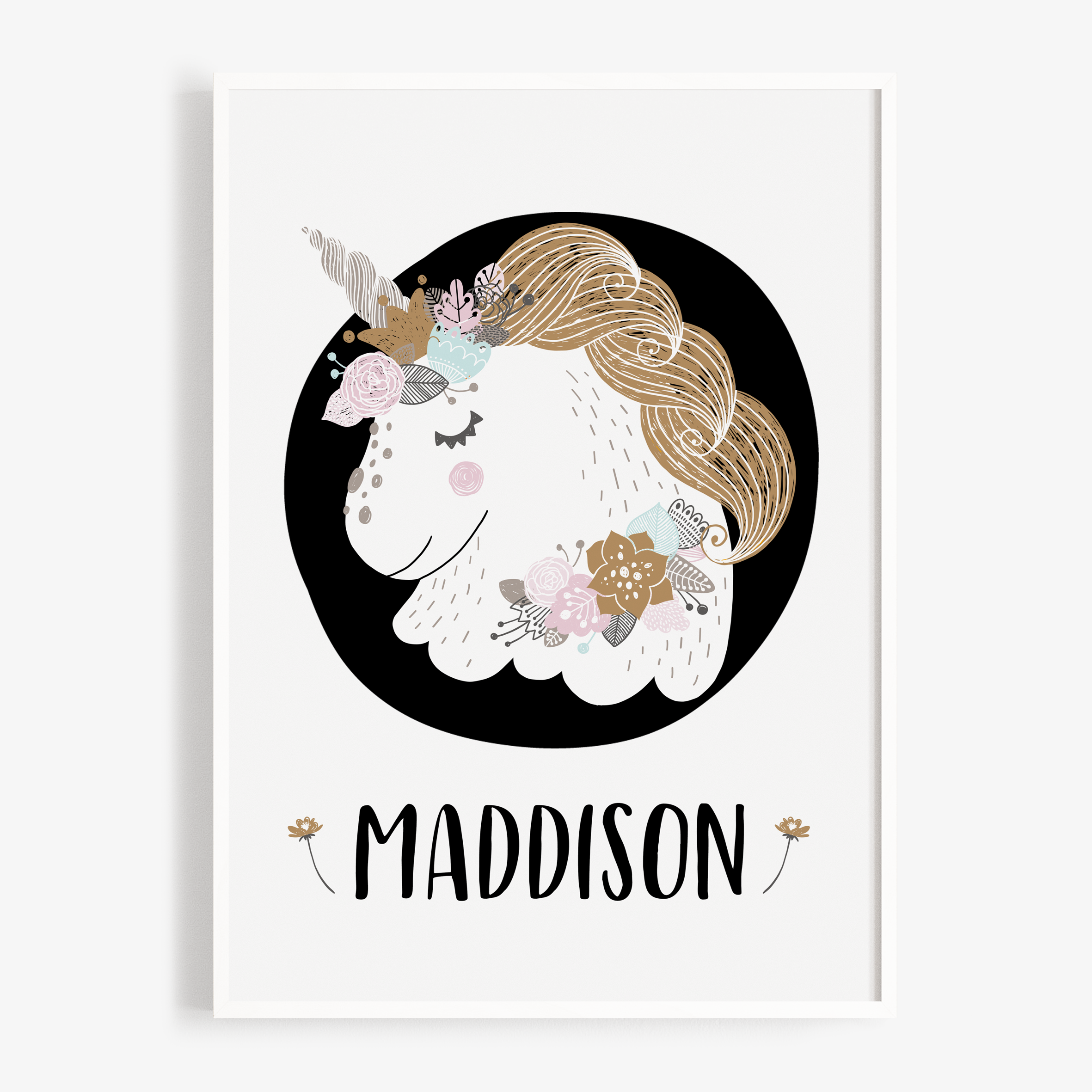 Unicorn Name Print