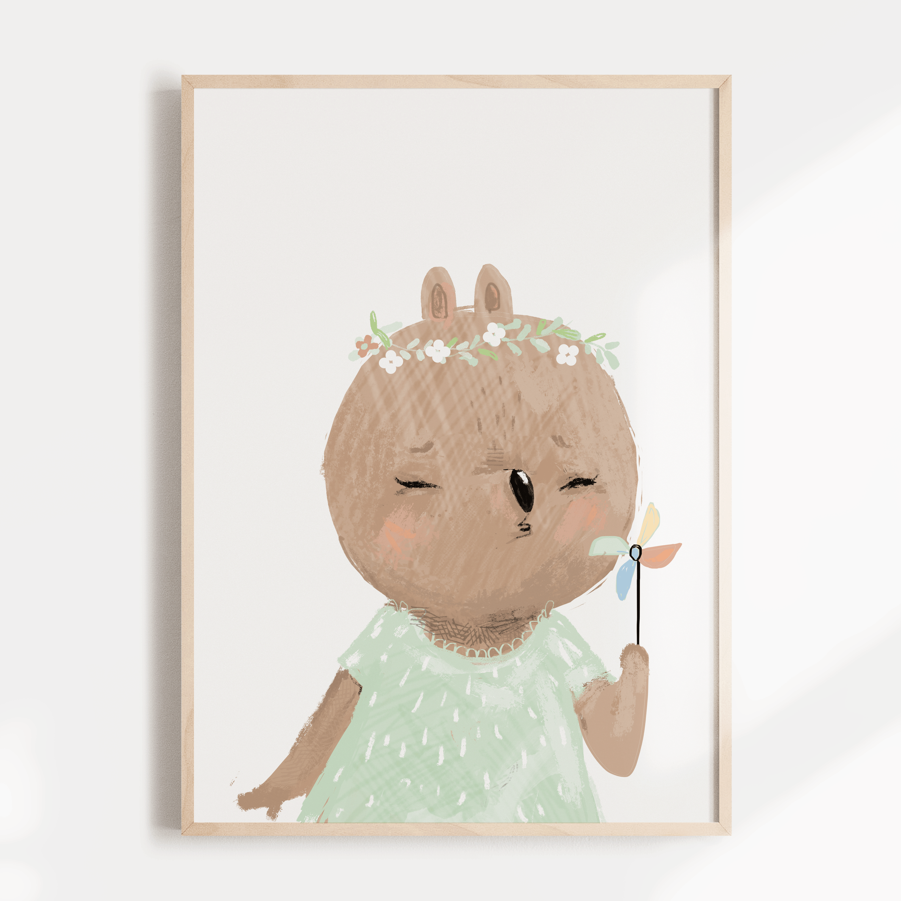Little Miss Bear Print