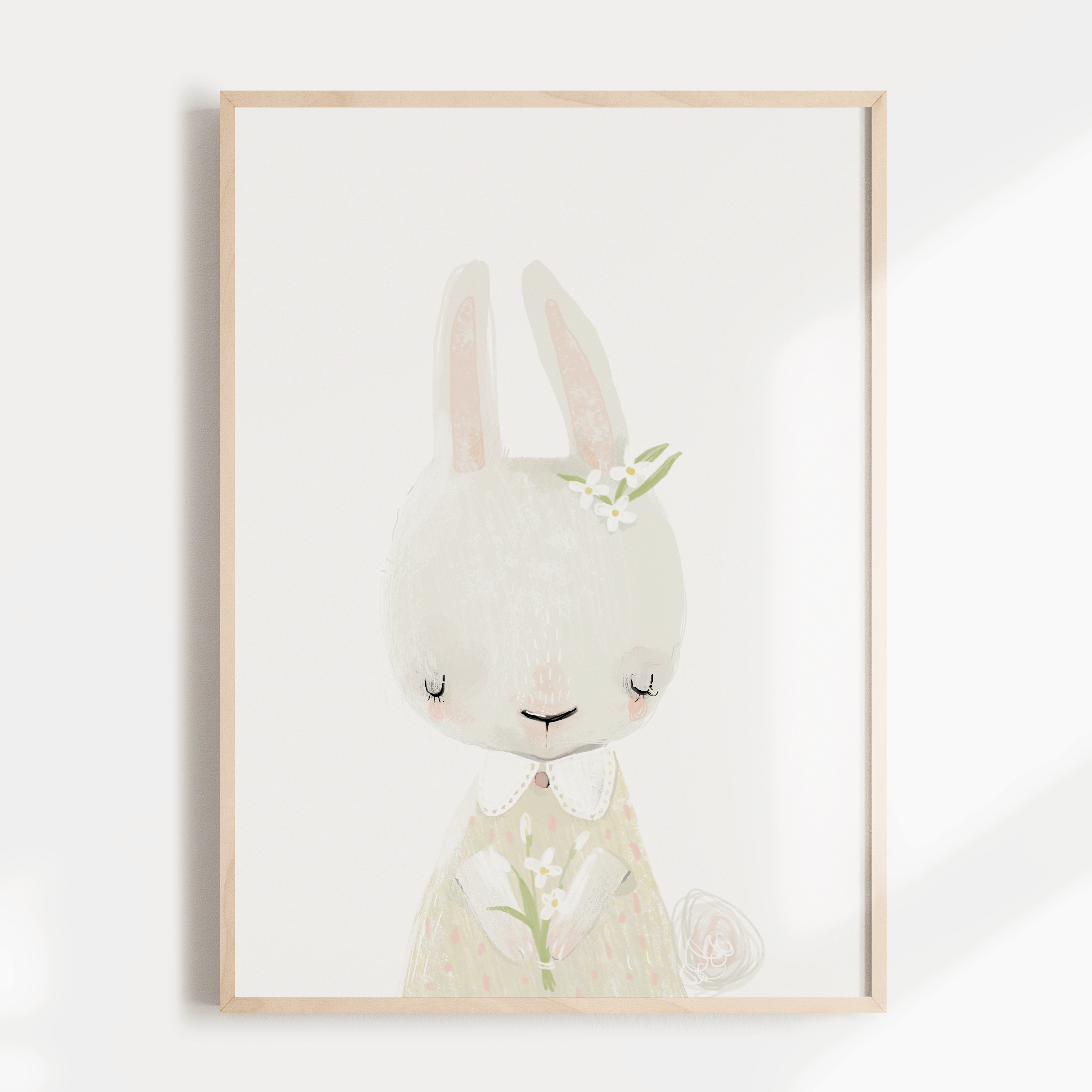 Little Miss Bunny Print