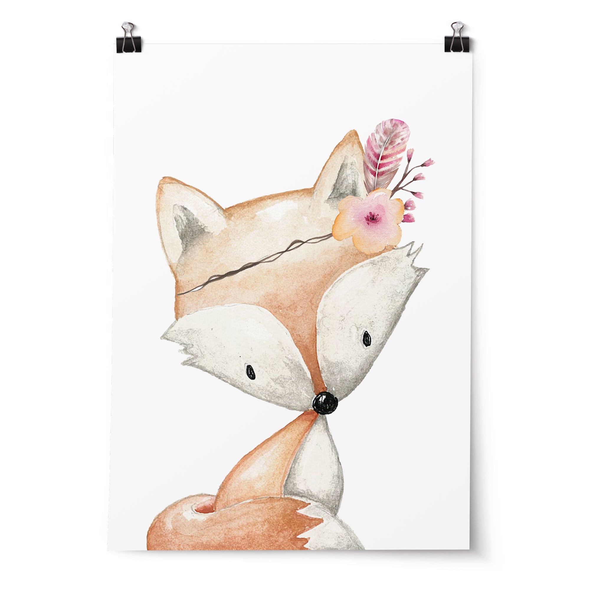 Woodland Fox, Deer & Birth Prints