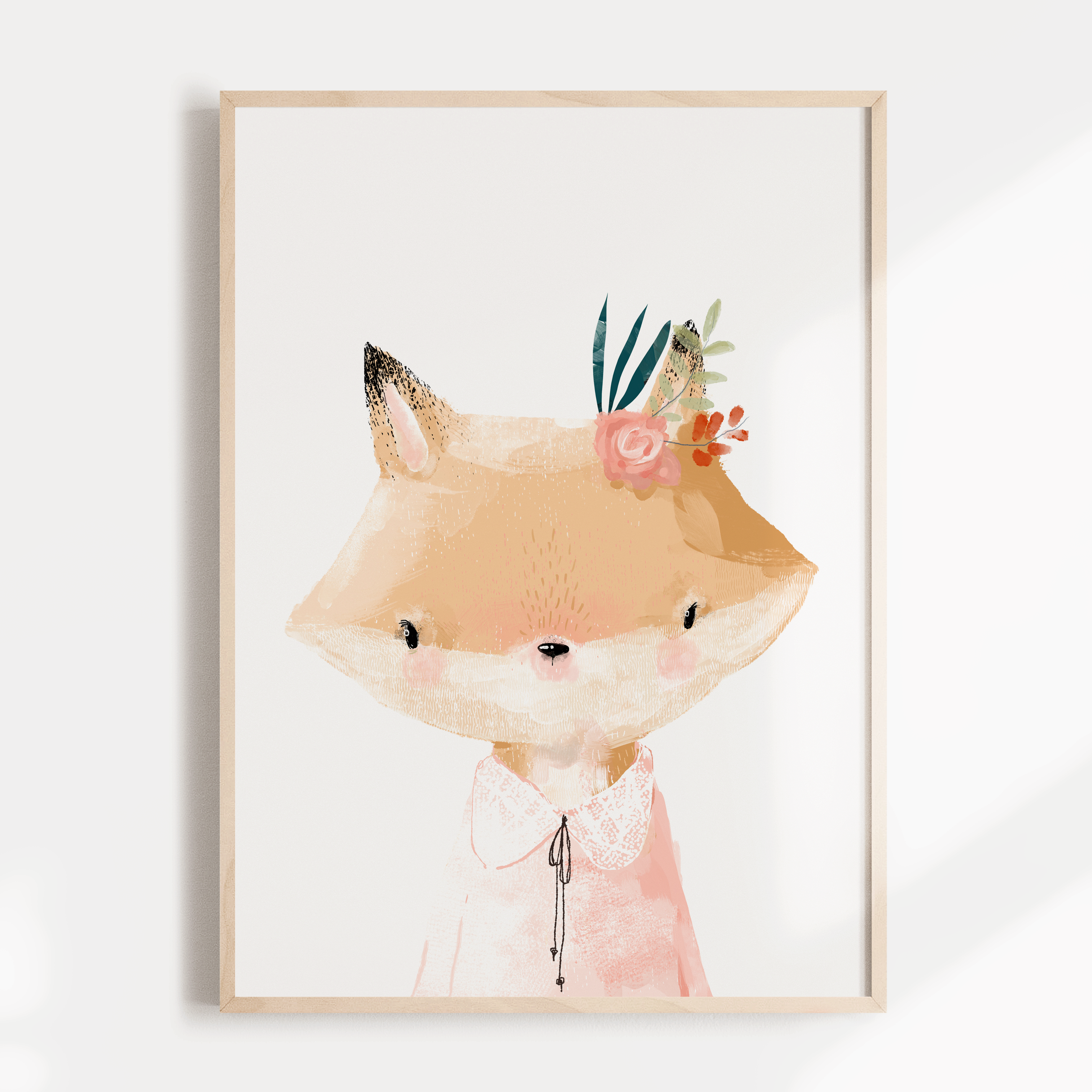 Little Miss Fox Print
