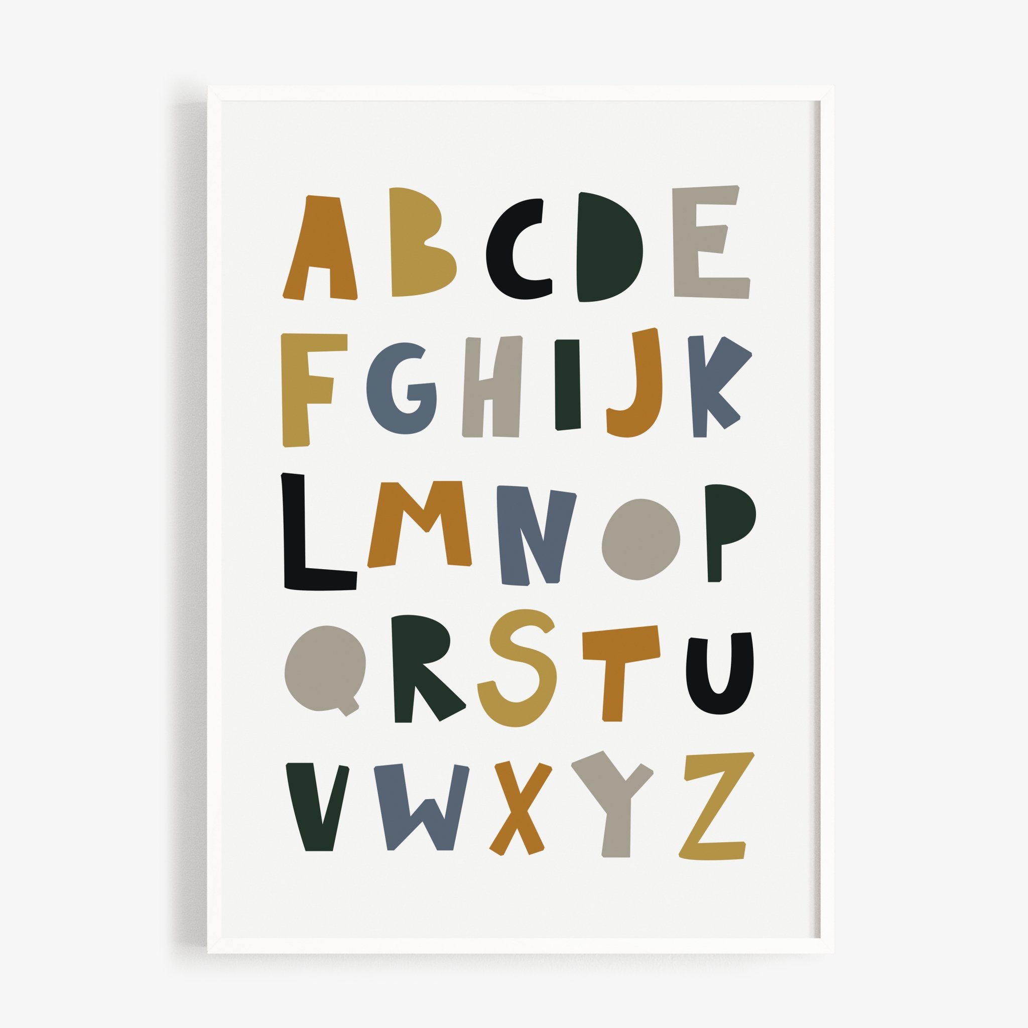 Jungle Alphabet Print