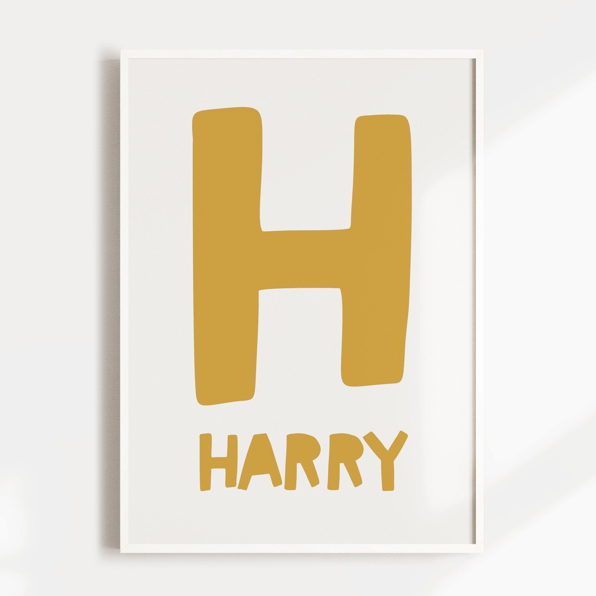 Letter & Name Print