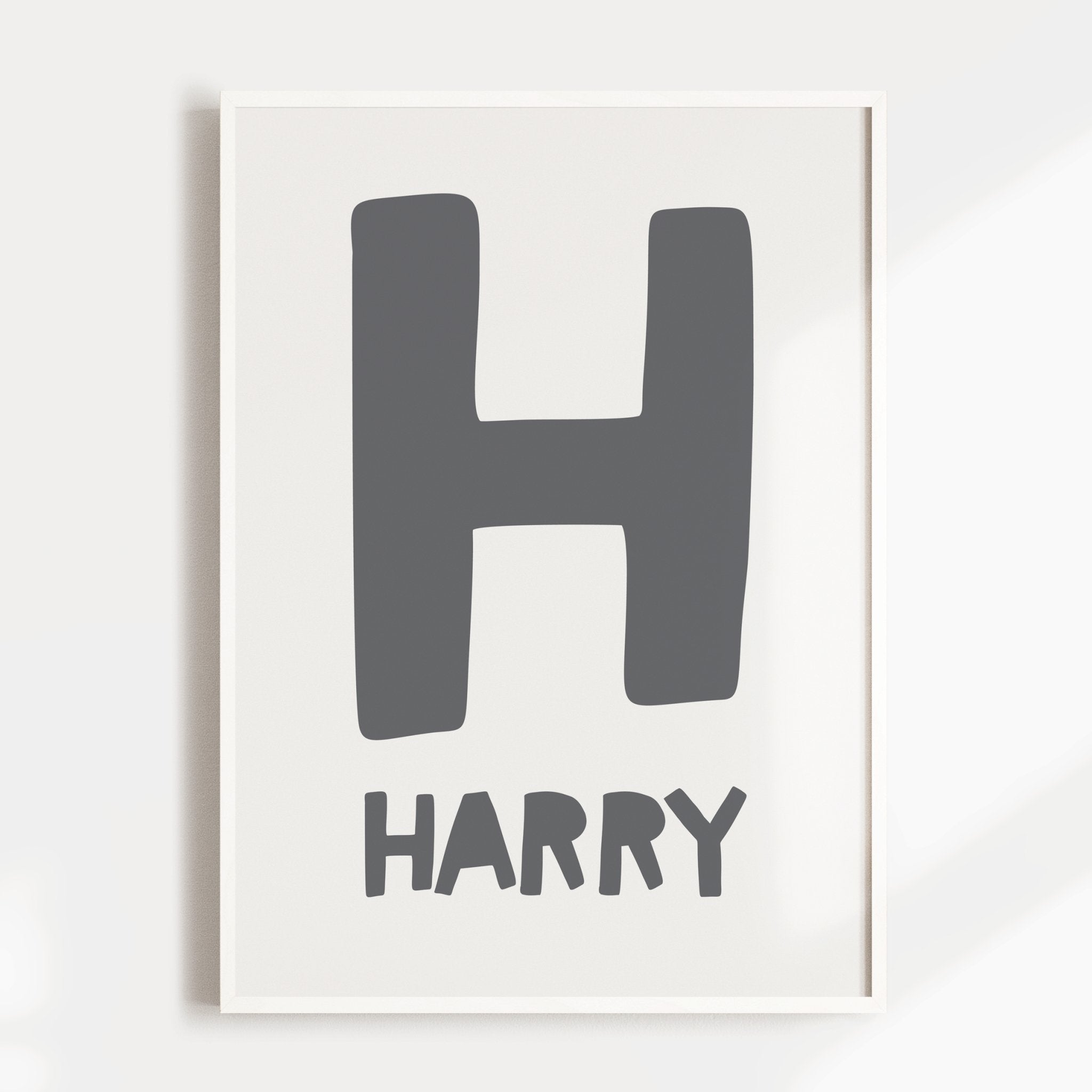 Letter & Name Print