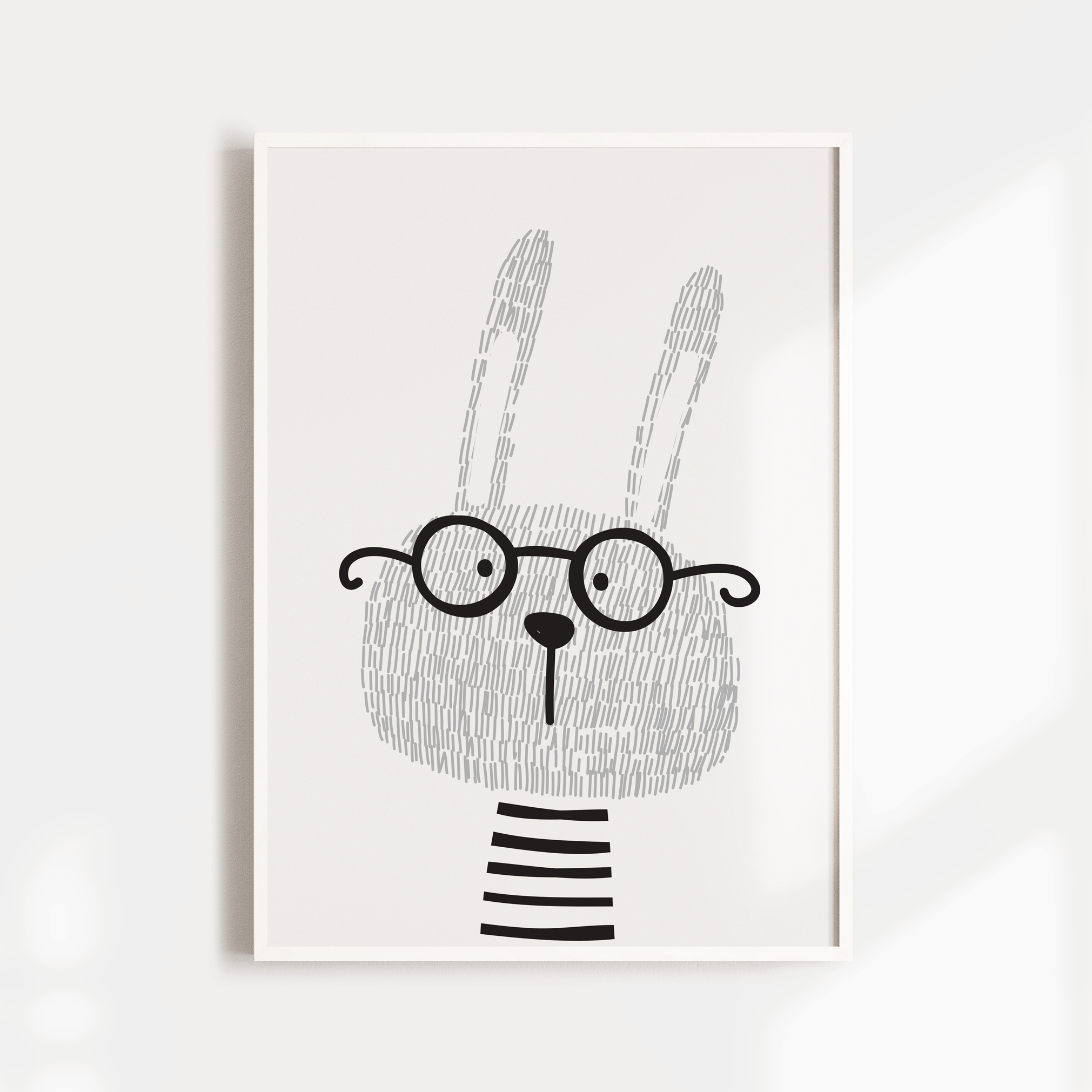 Scandi Bunny Print
