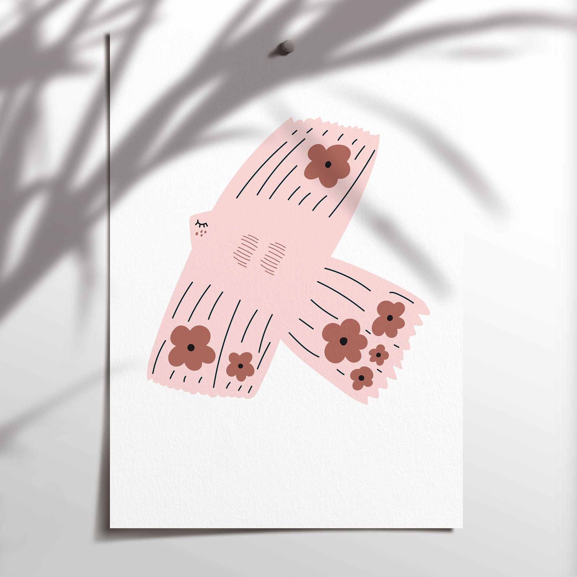 Pink Dove Print