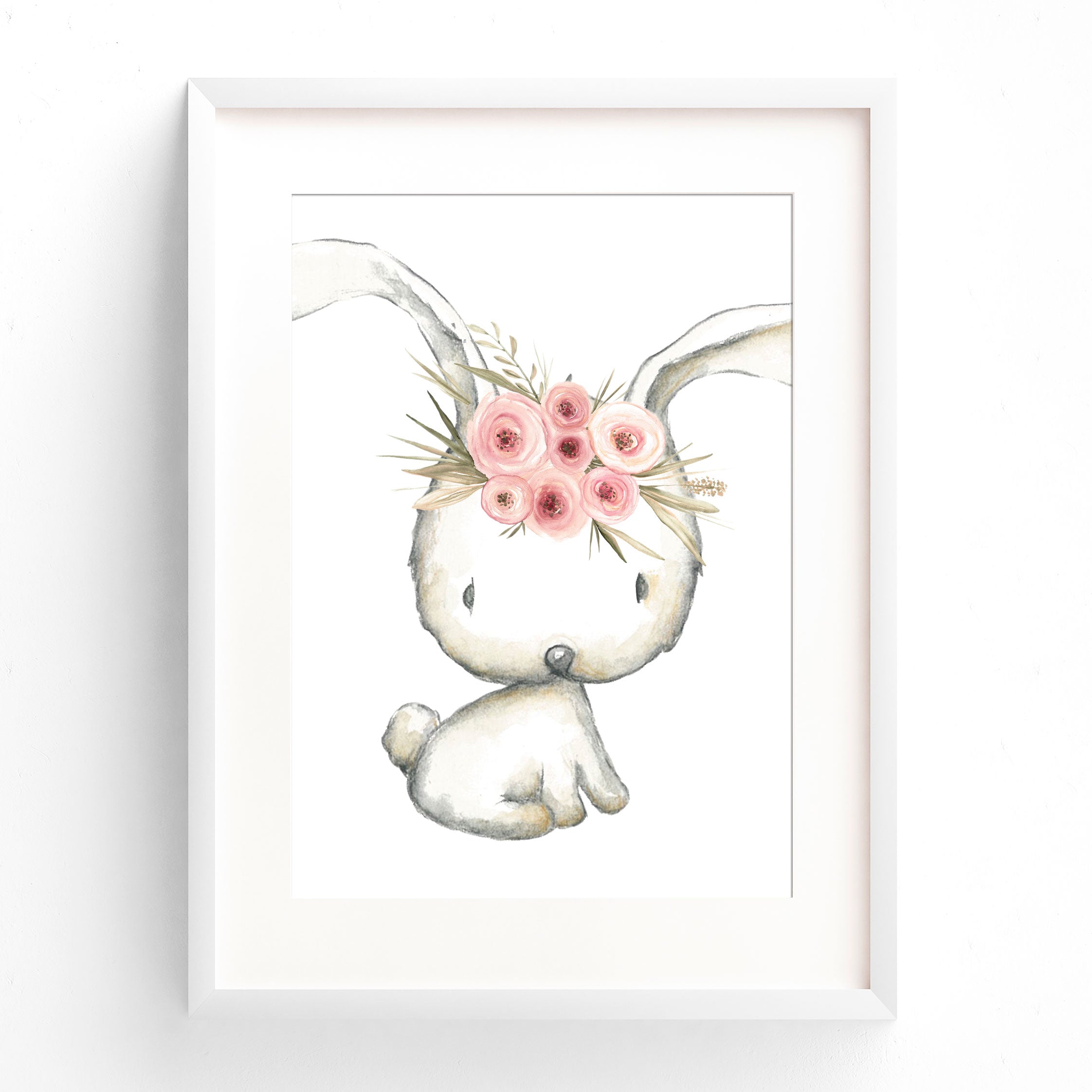 Woodland Floral Bunnies & Quote Prints