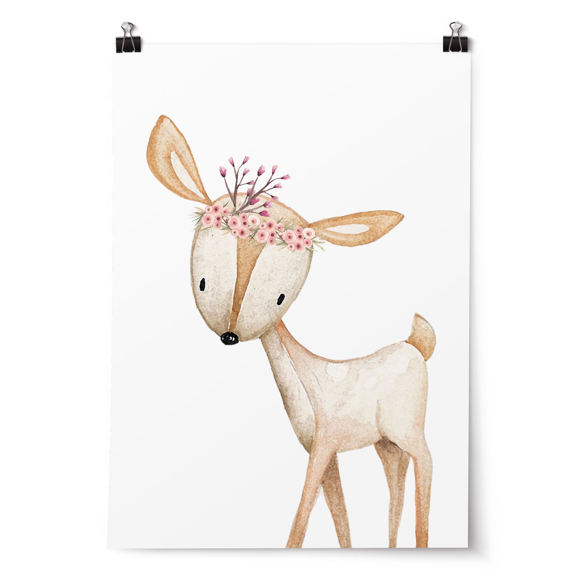Woodland Fox, Deer & Birth Prints